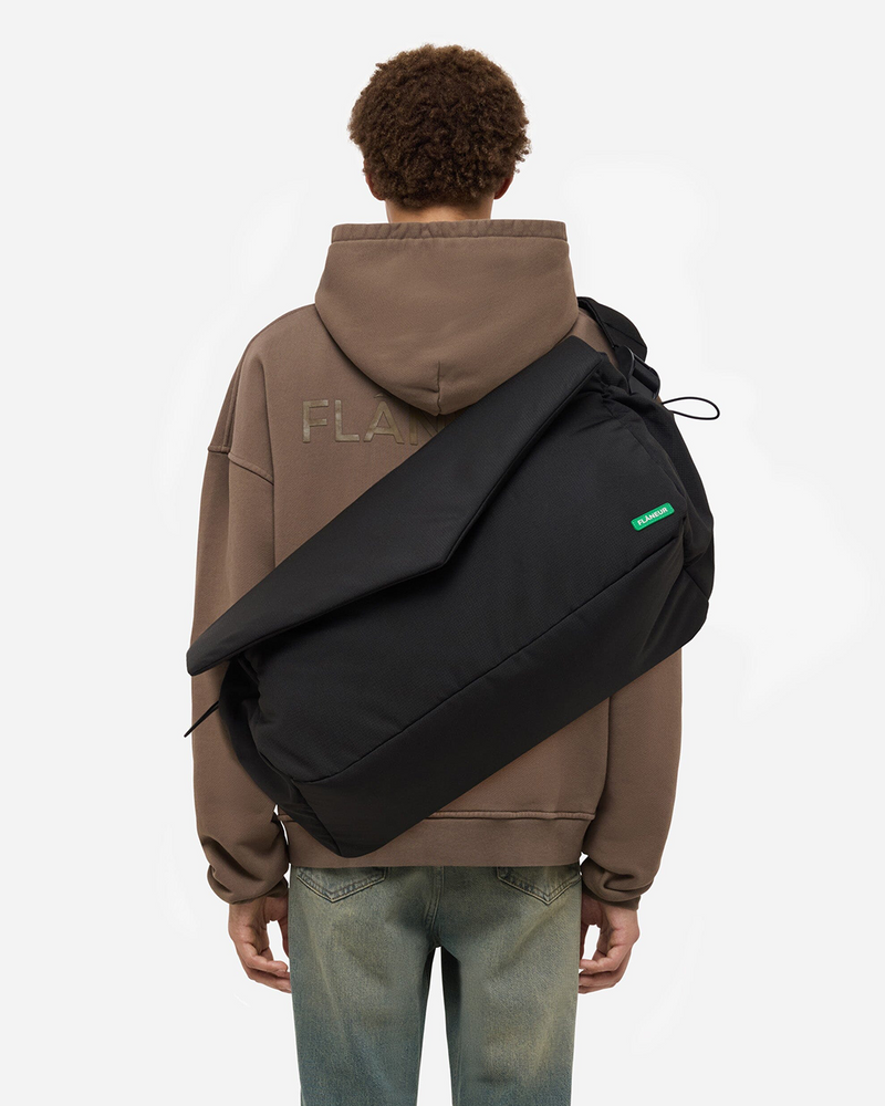 Badge Envelope Bag | Zwart