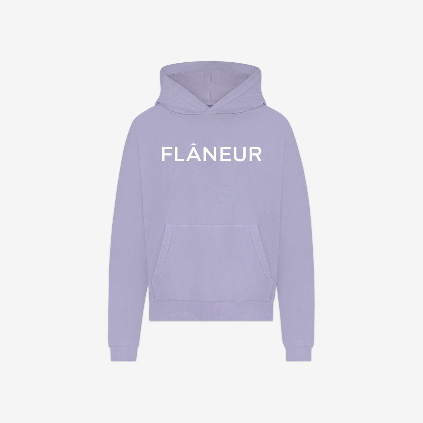 Printed Logo Hoodie | Purple