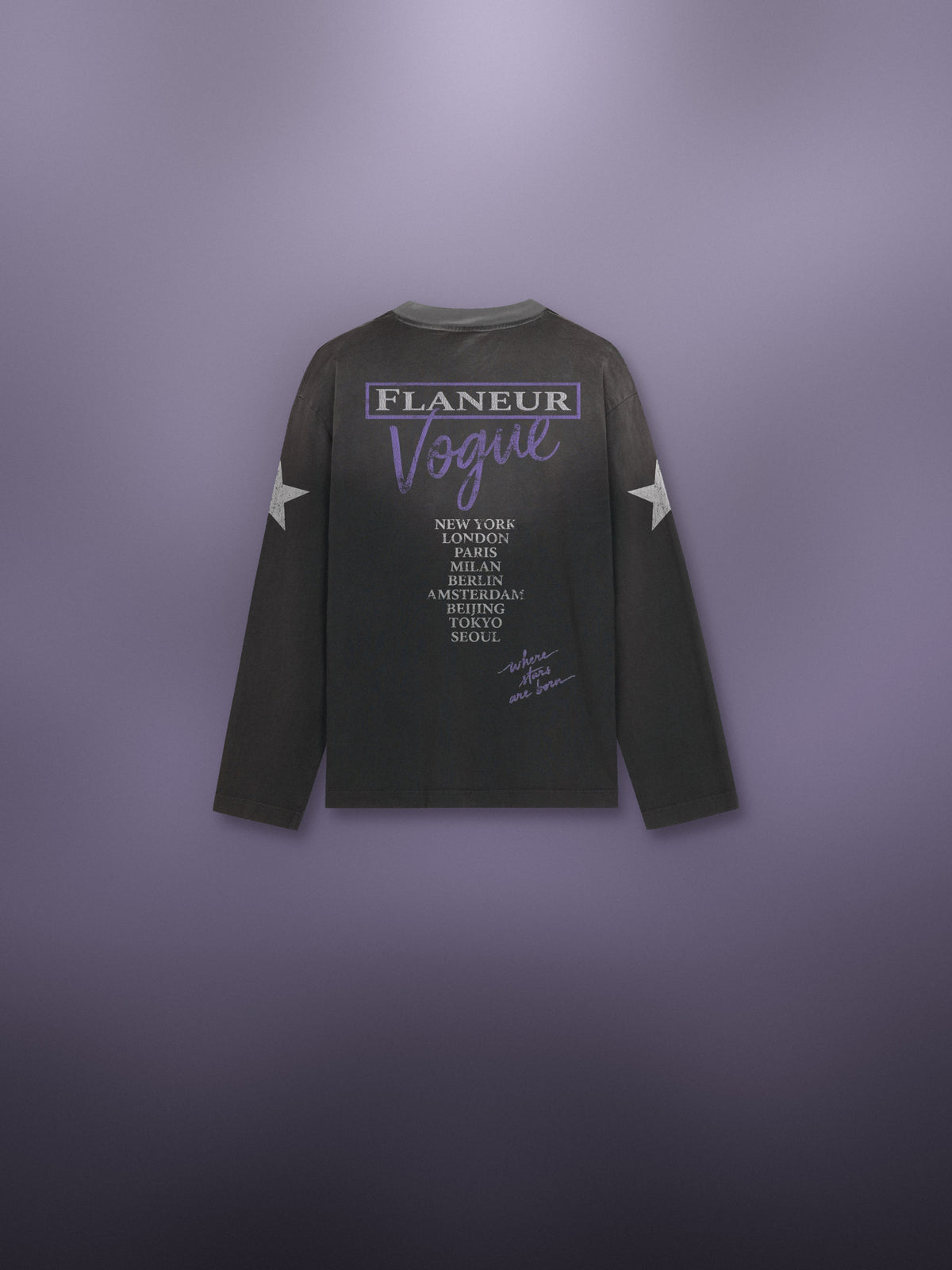 FLÂNEUR & VOGUE long sleeve, back print