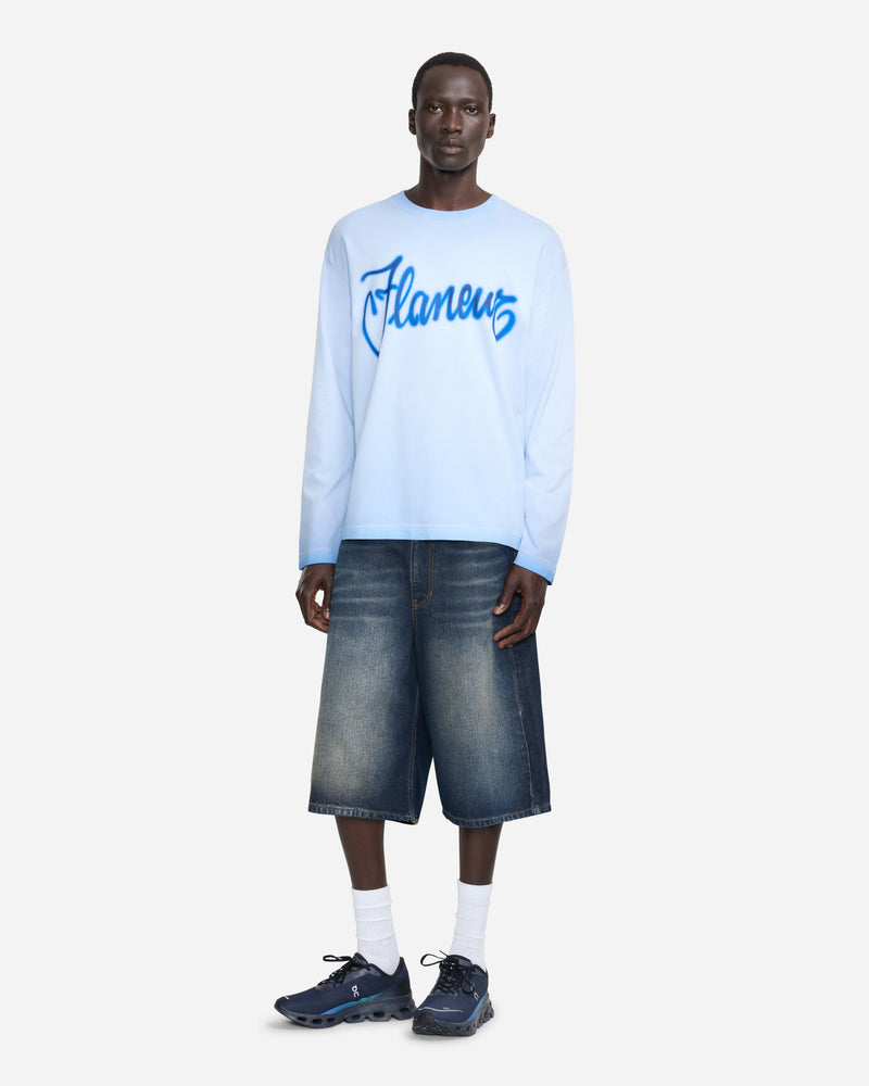 Airbrush Summer Long Sleeve | Washed Blue