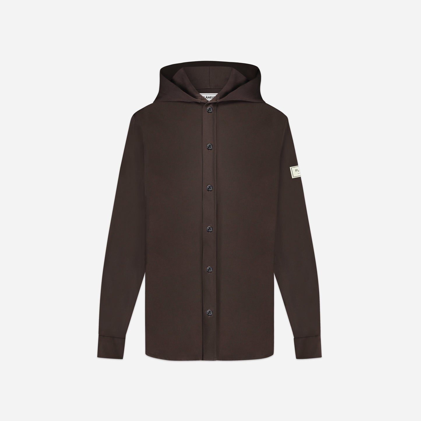 Atelier Hooded Shirt | Brown