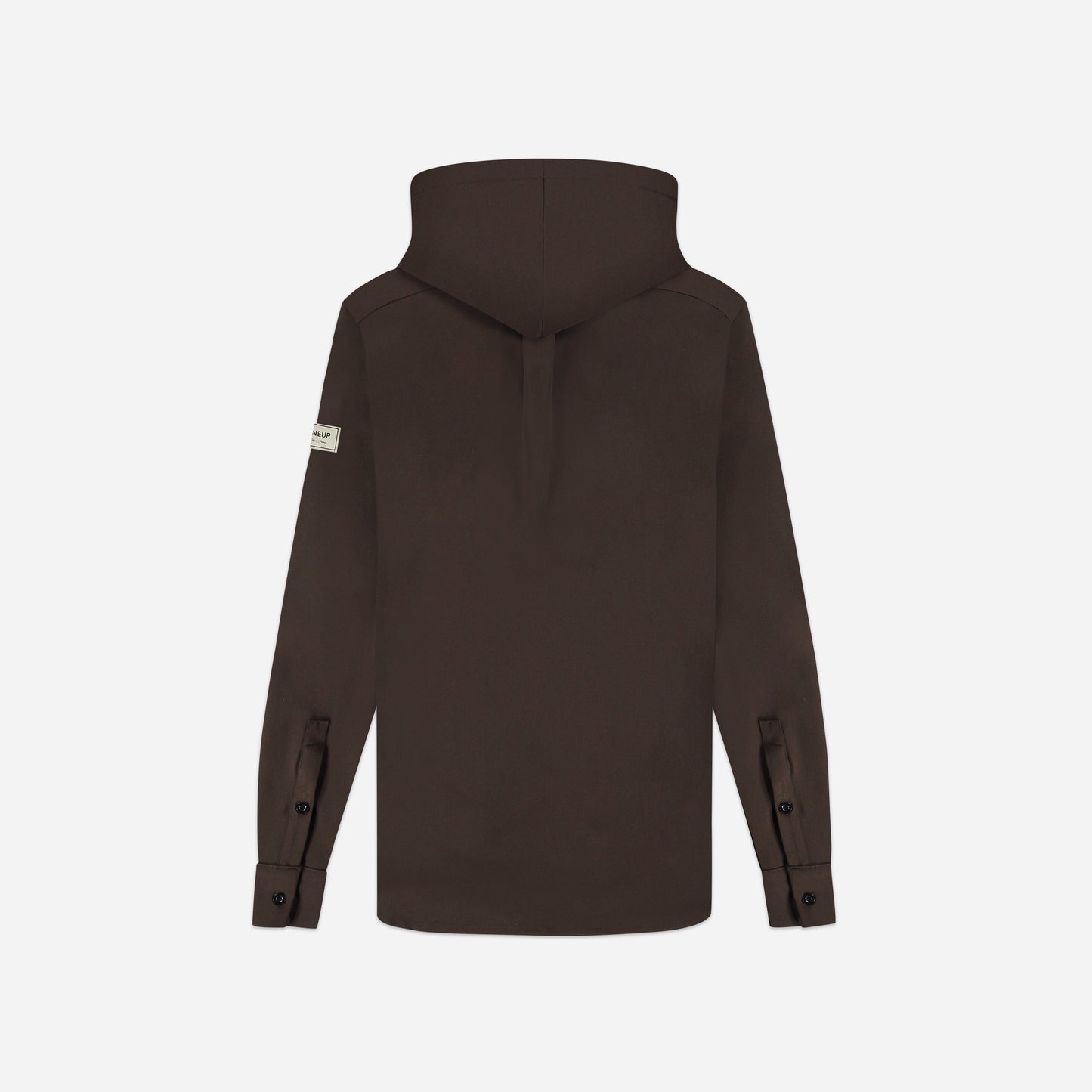 Atelier Hooded Shirt | Brown