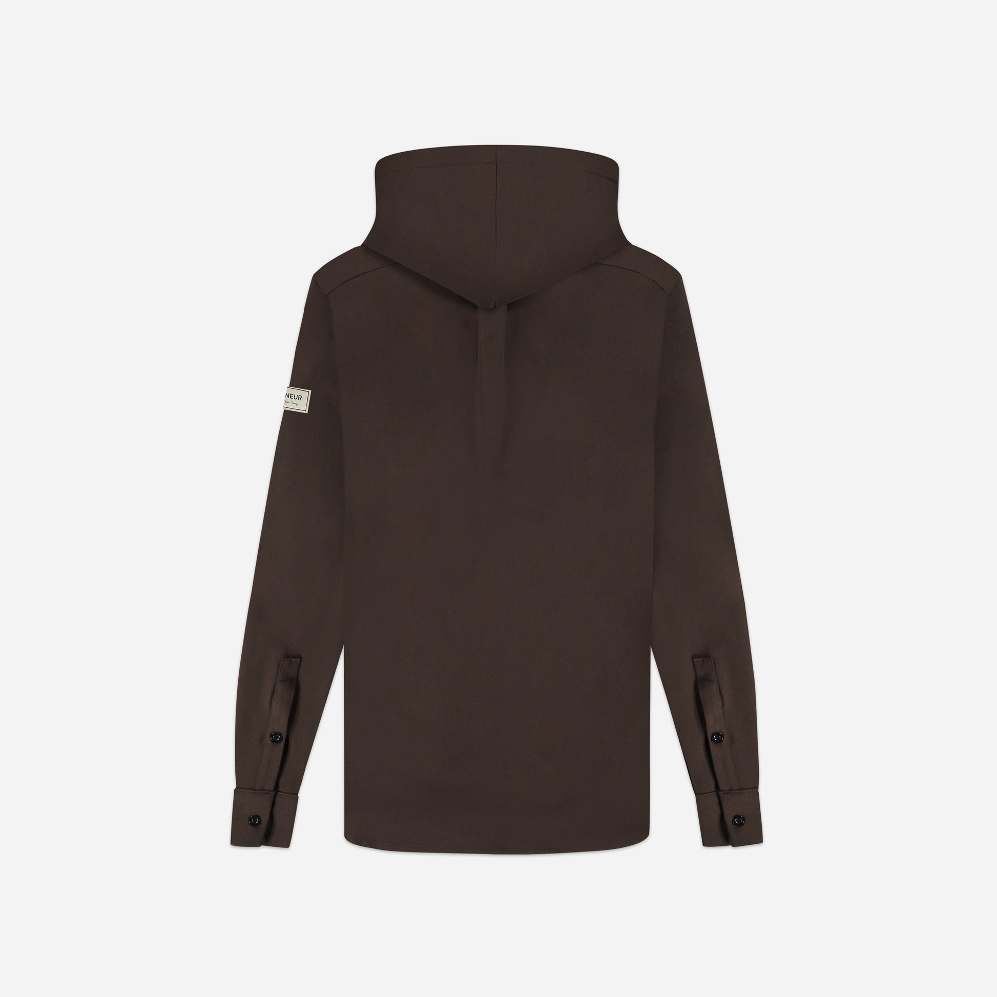 Atelier Hooded Shirt | Brown