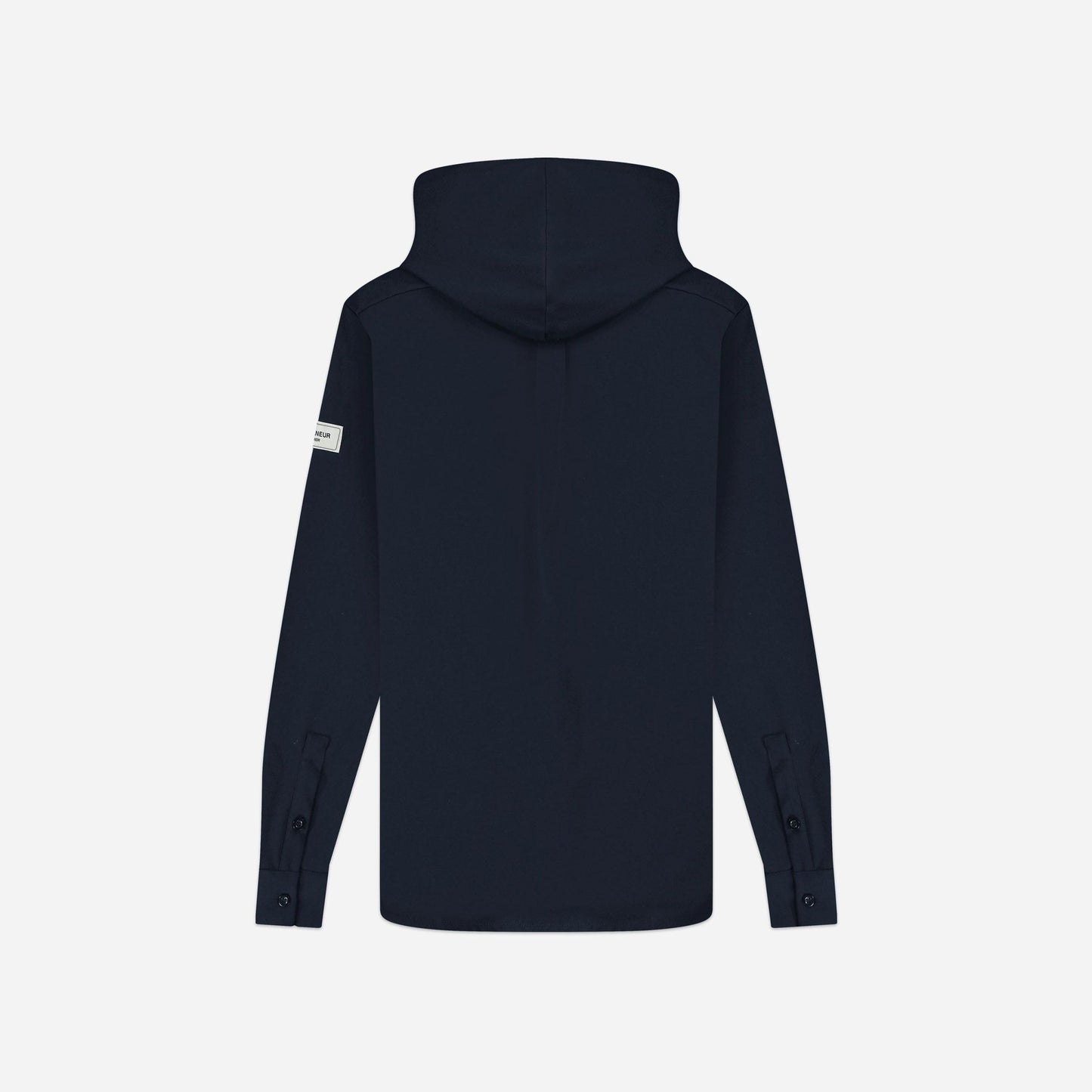 Atelier Hooded Shirt | Navy