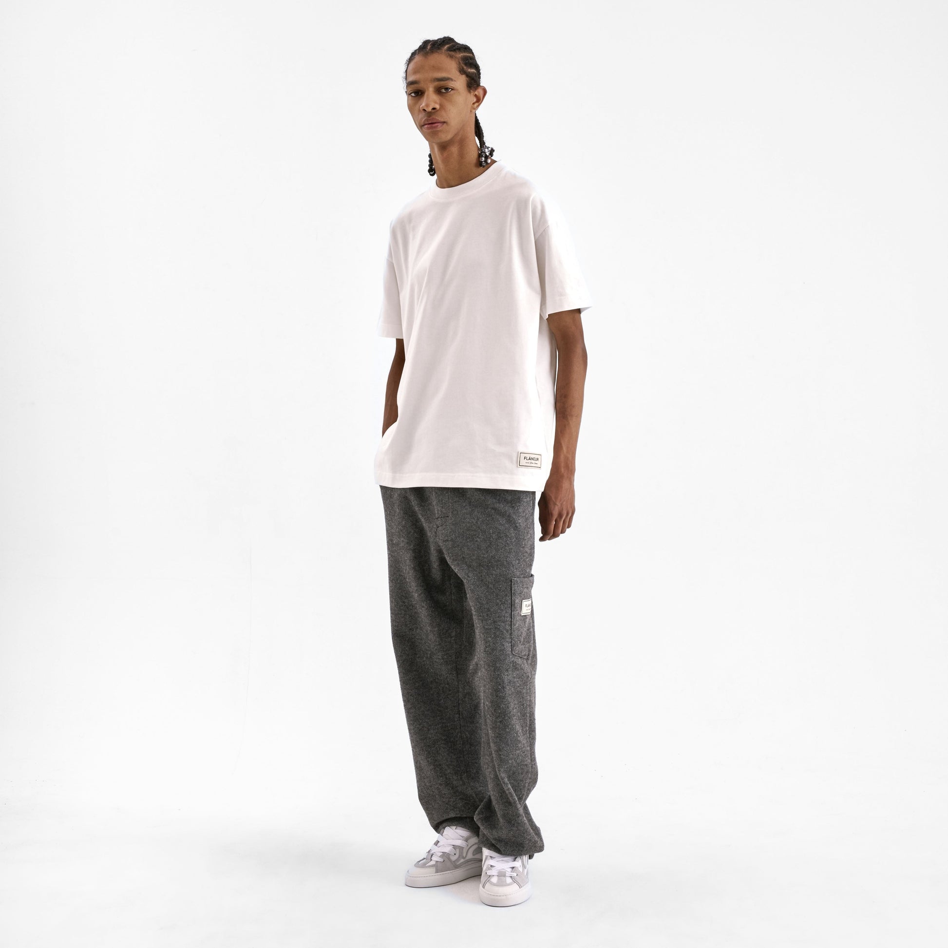 Atelier T-Shirt Bottom Emblem | White