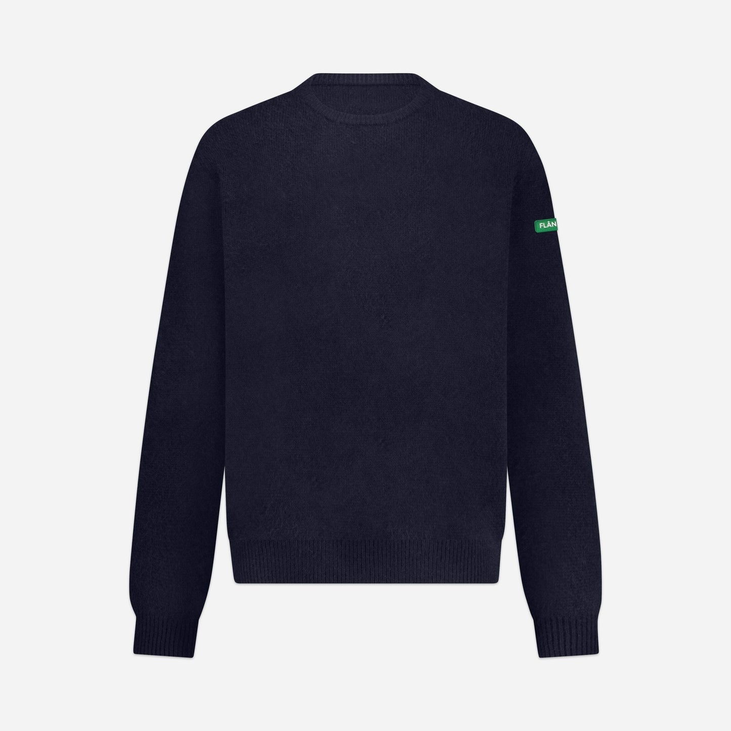 Badge Knit Sweater | Navy