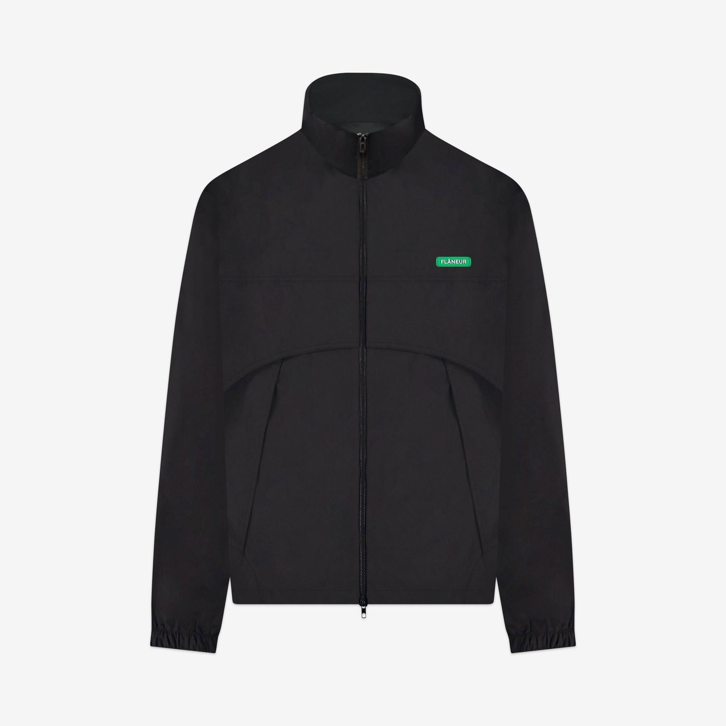 Badge Track Jacket | Black