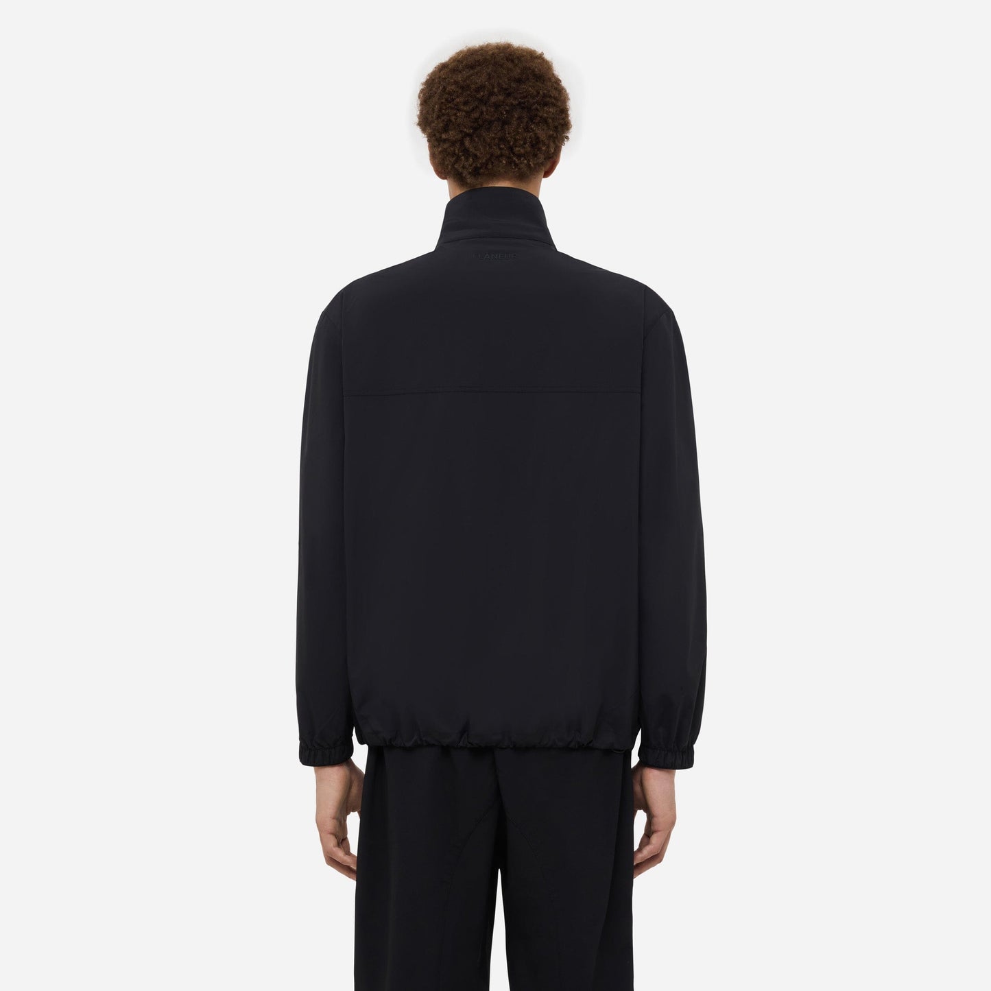 Badge Track Jacket | Black