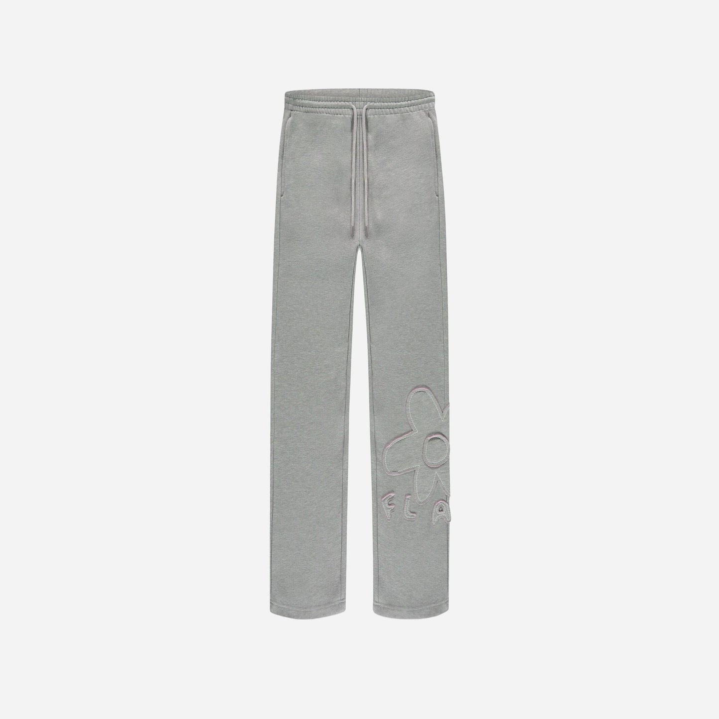 Blossom Patches Sweatpants | Heather Grey