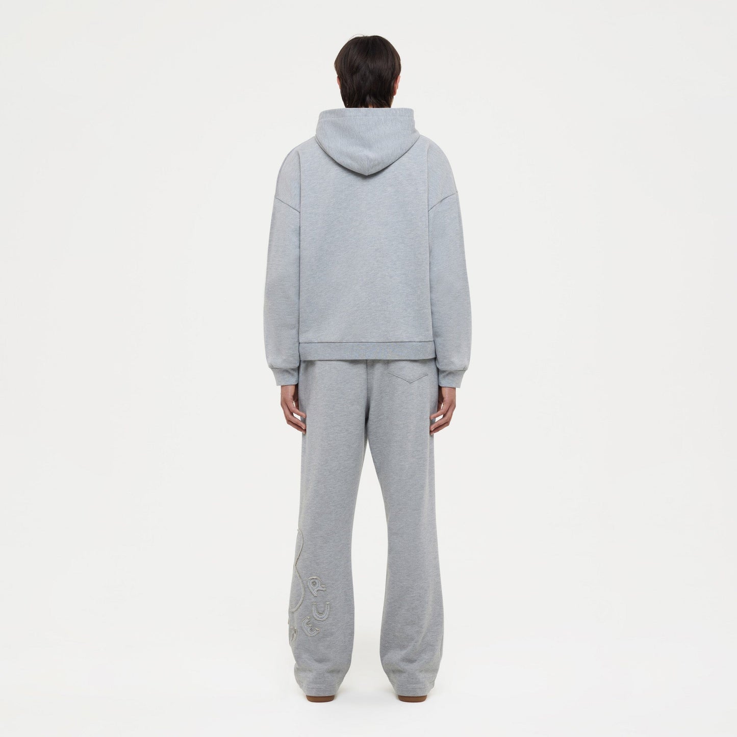 Blossom Patches Sweatpants | Heather Grey