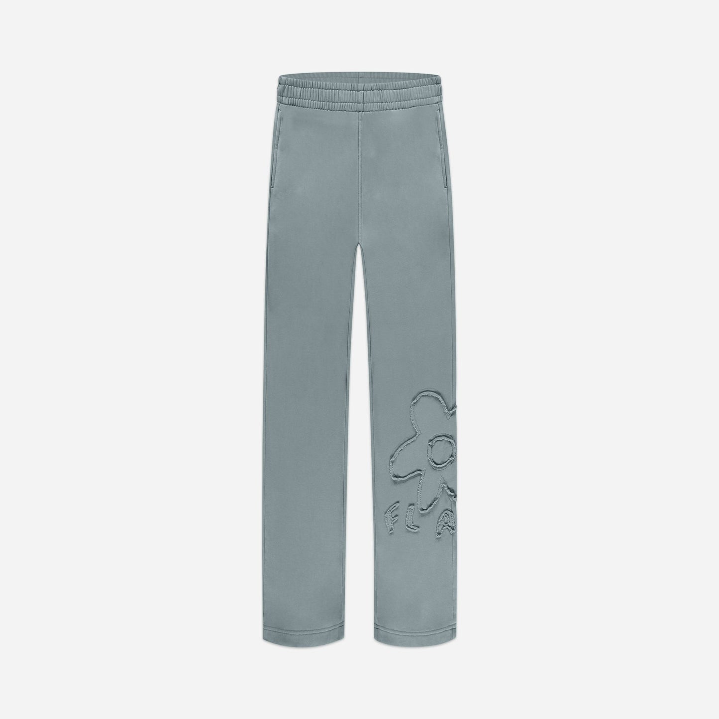 Blossom Patches Sweatpants | Steel Green