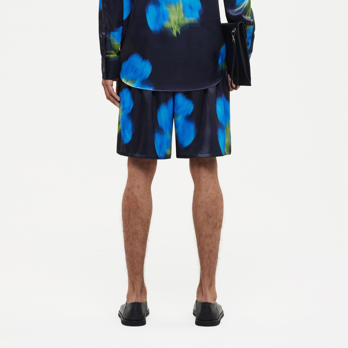 Blurred Flower Shorts | Black