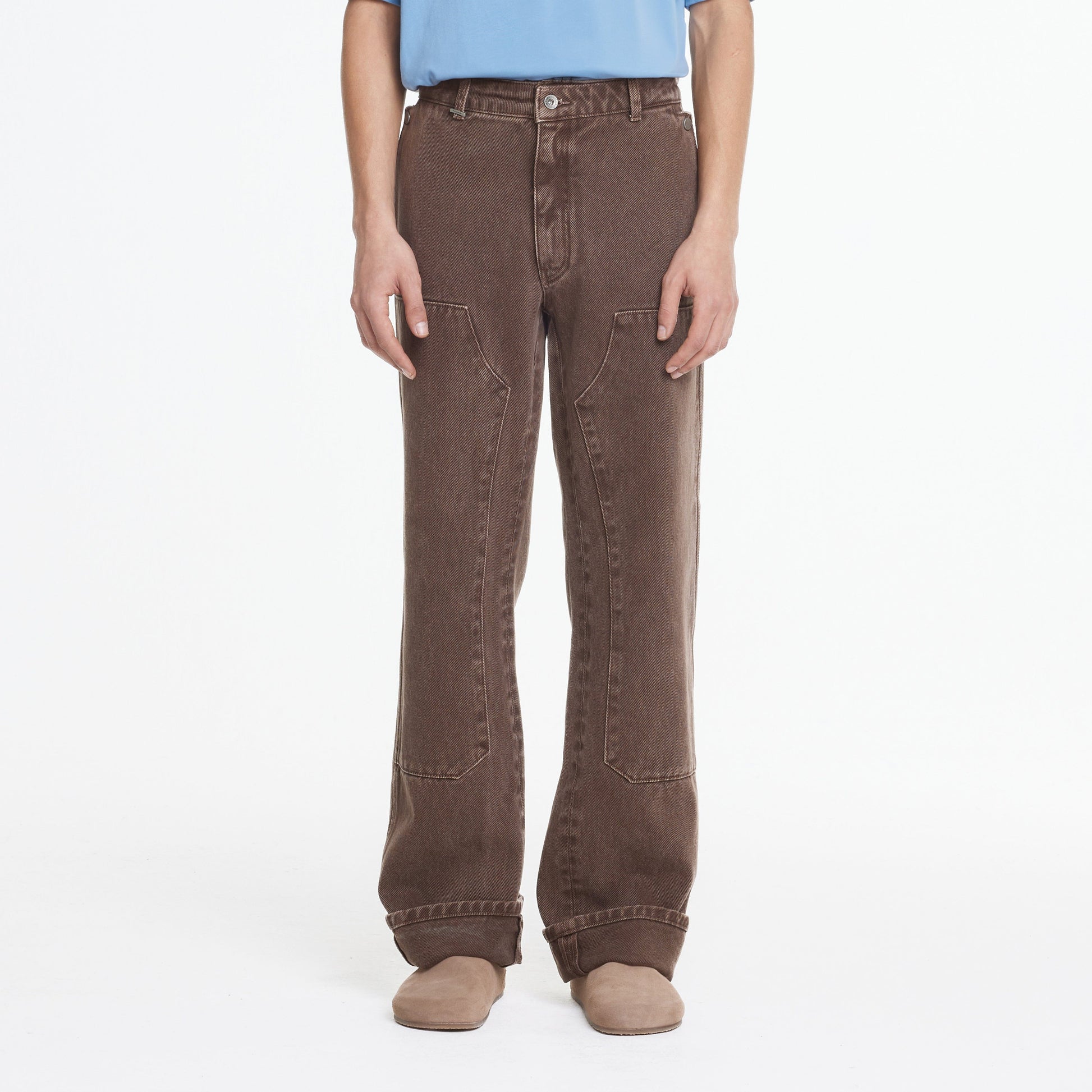 Carpenter Straight Jeans | Brown