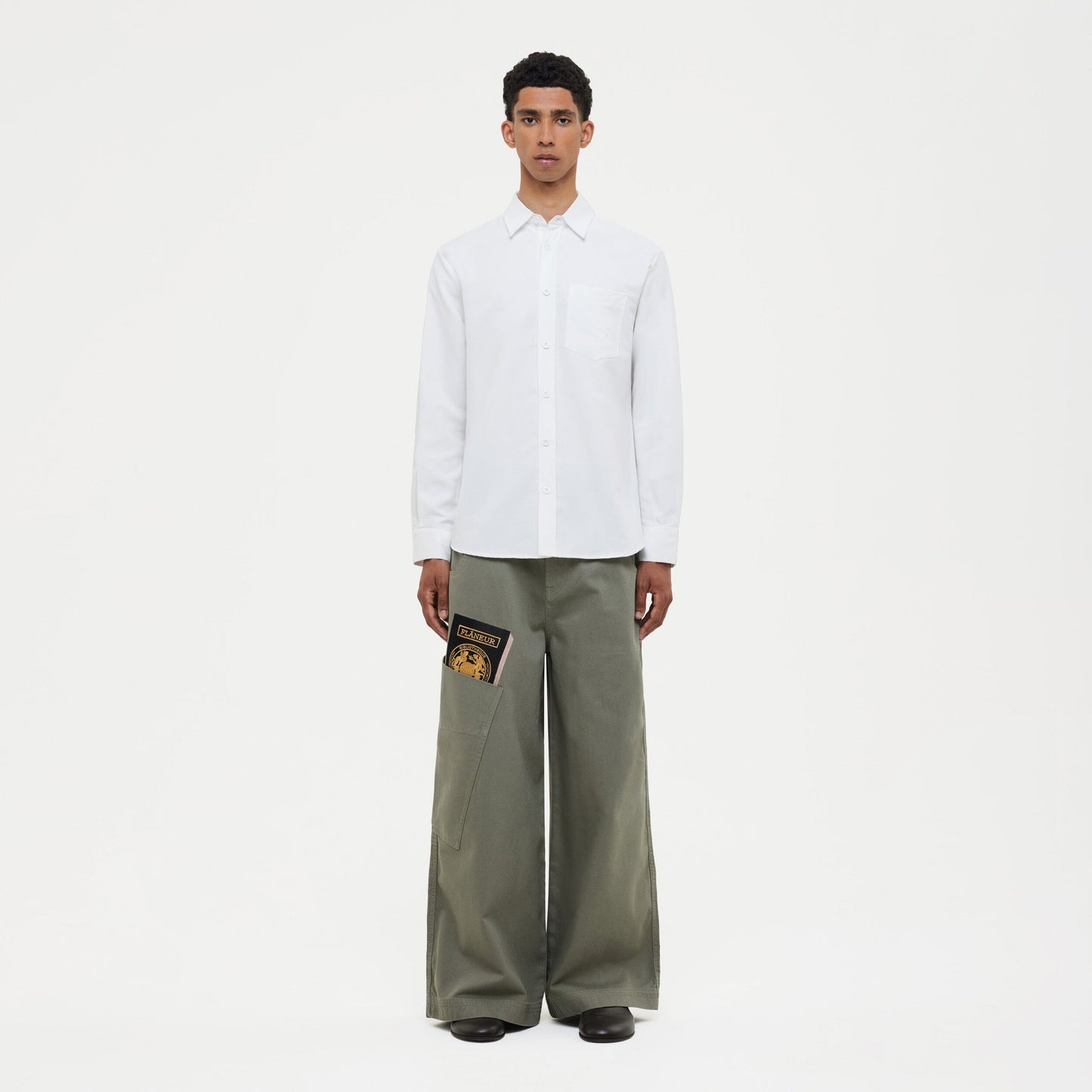 Cotton Poplin Shirt | White
