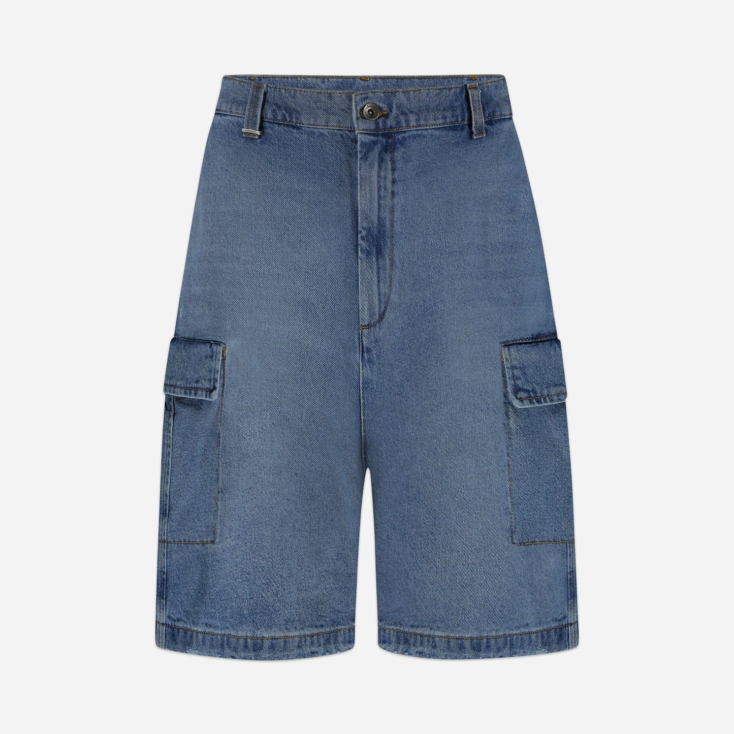 Denim Cargo Shorts | Blue