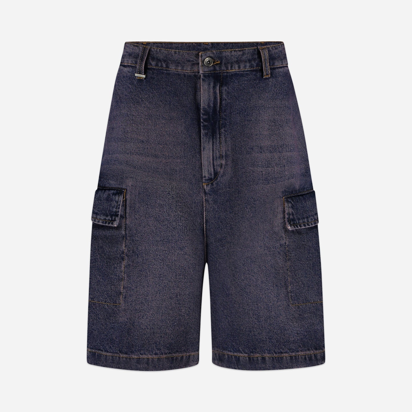 Denim Cargo Shorts | Violet Wash