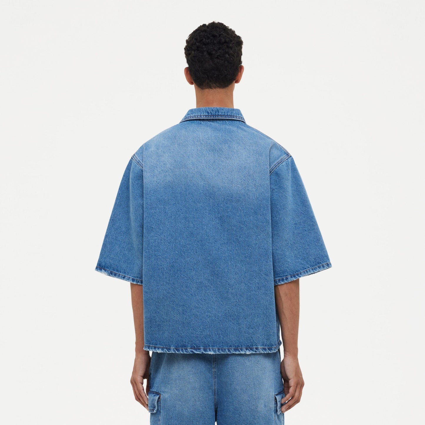 Denim Over Shirt | Blue