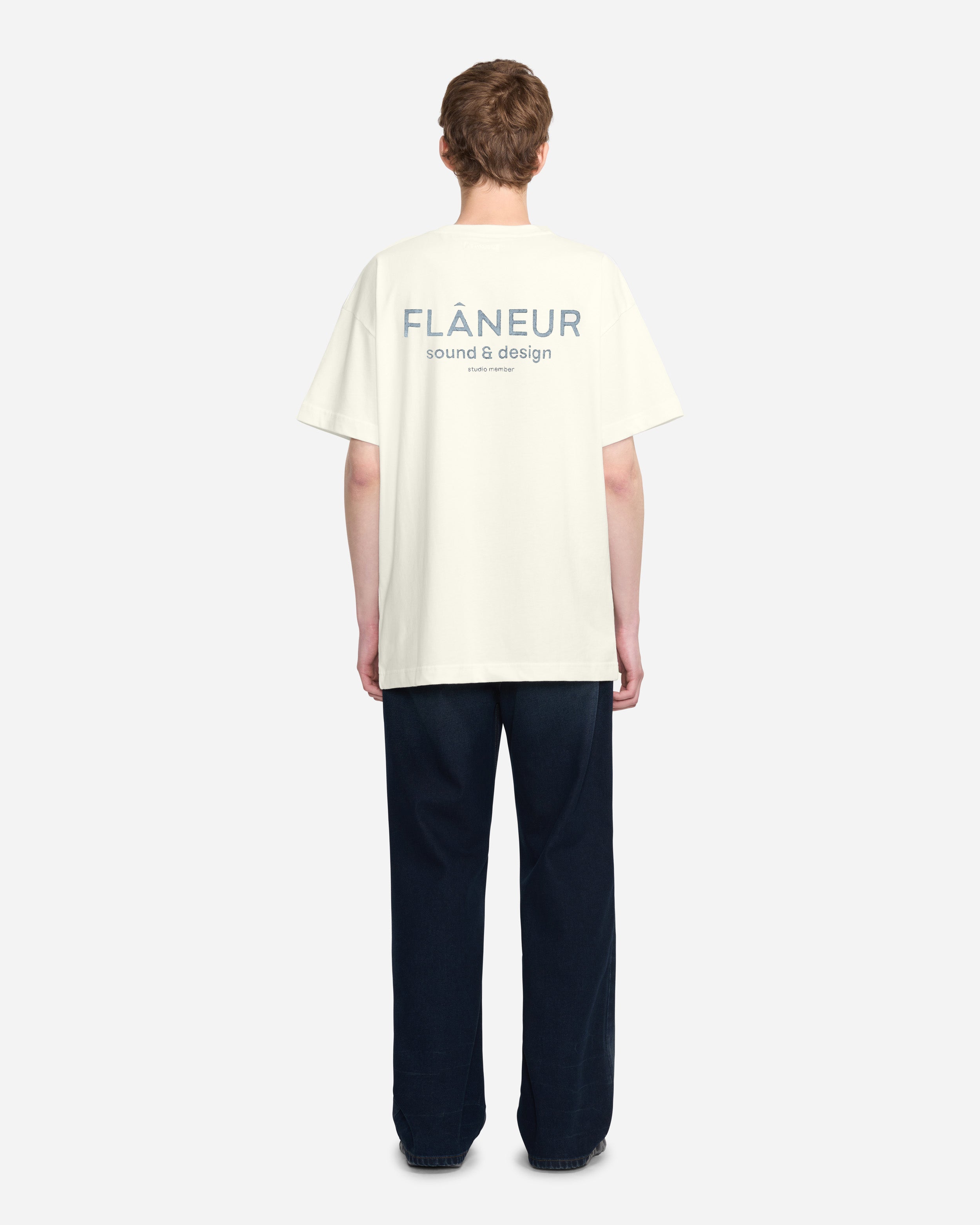 Sound & Design Studio Member T-Shirt | Washed White – FLÂNEUR
