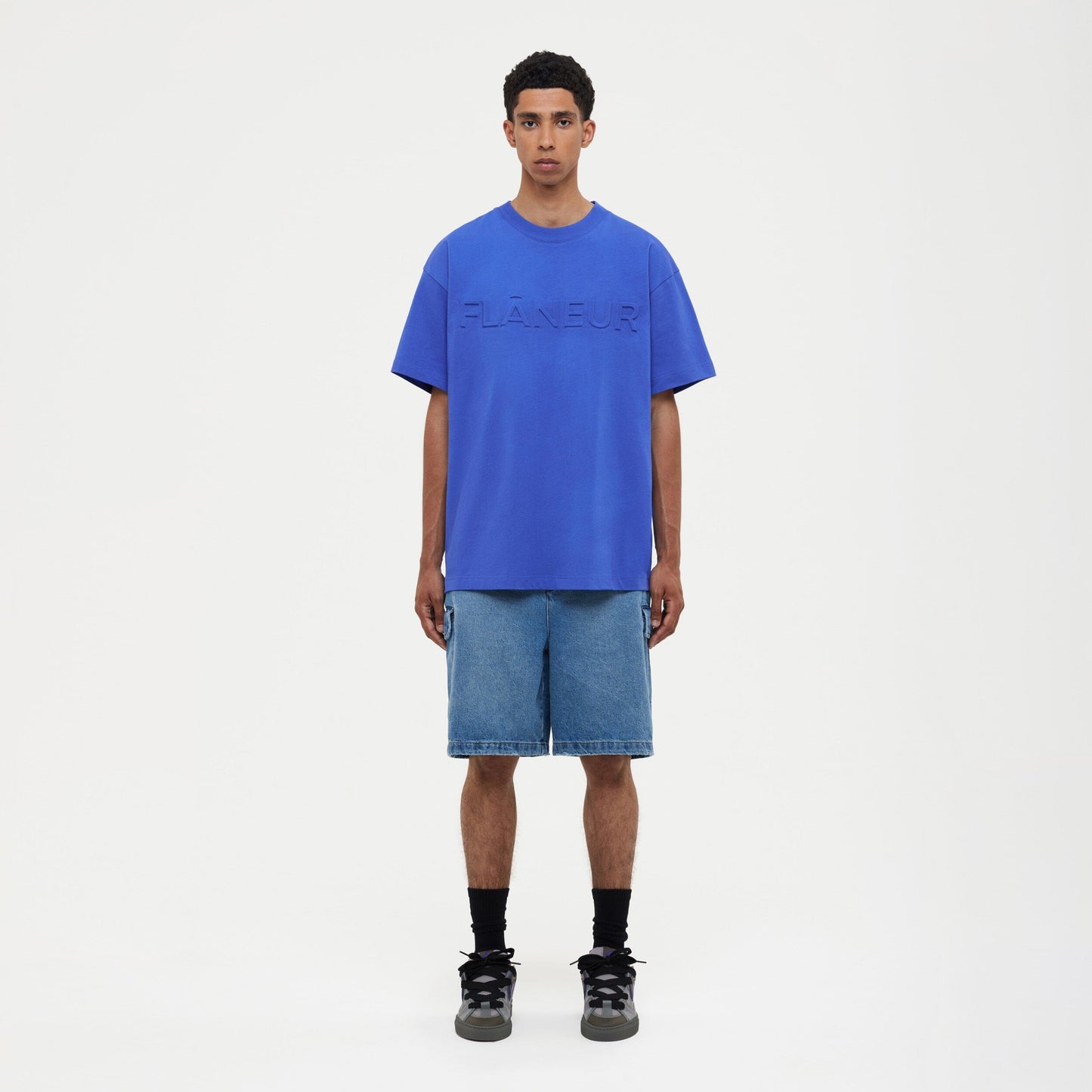 Embossed Logo T-Shirt | Purple