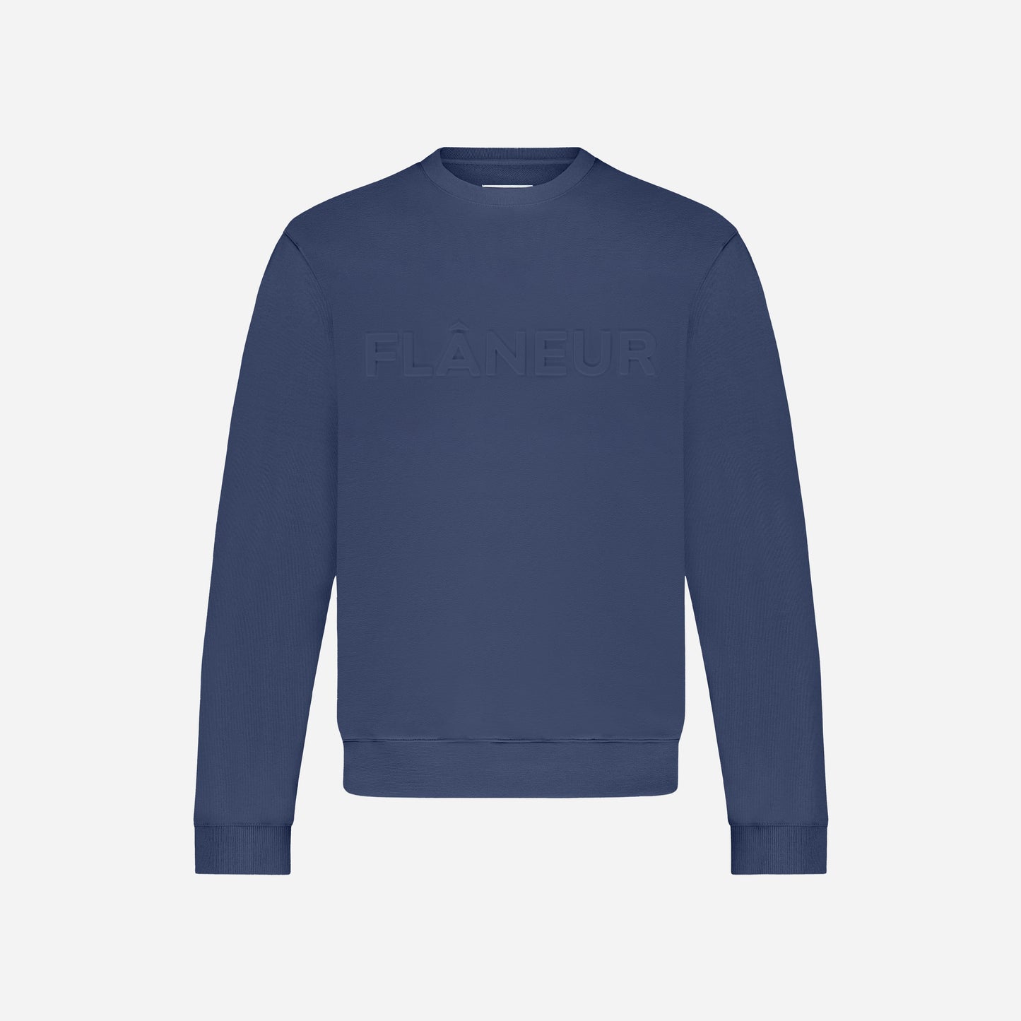 Embossed Sweater | Deep Blue