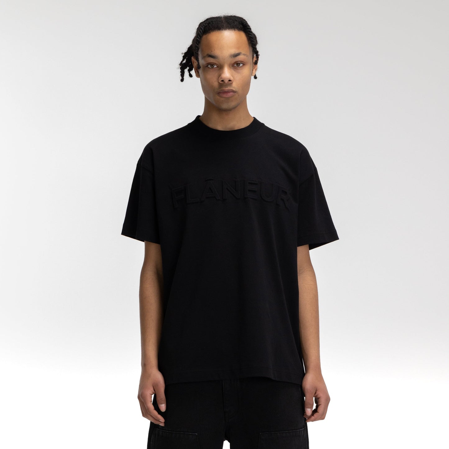 Embossed T-Shirt | Black