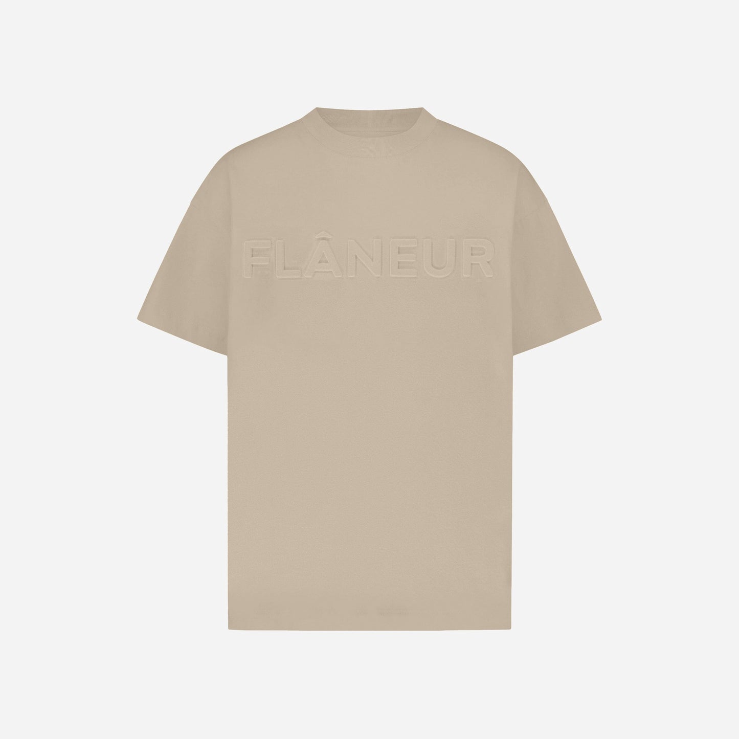 Embossed T-Shirt | Sand