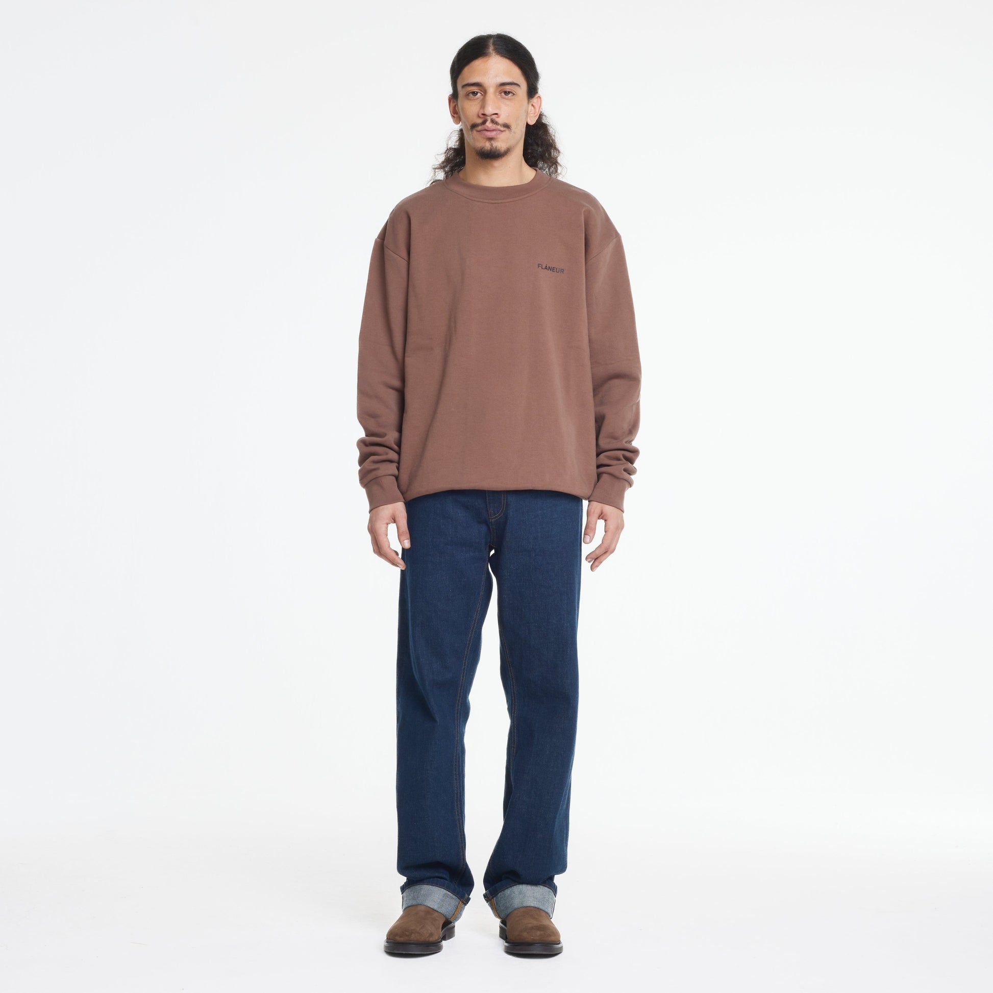 Essential Logo Sweater | Brown