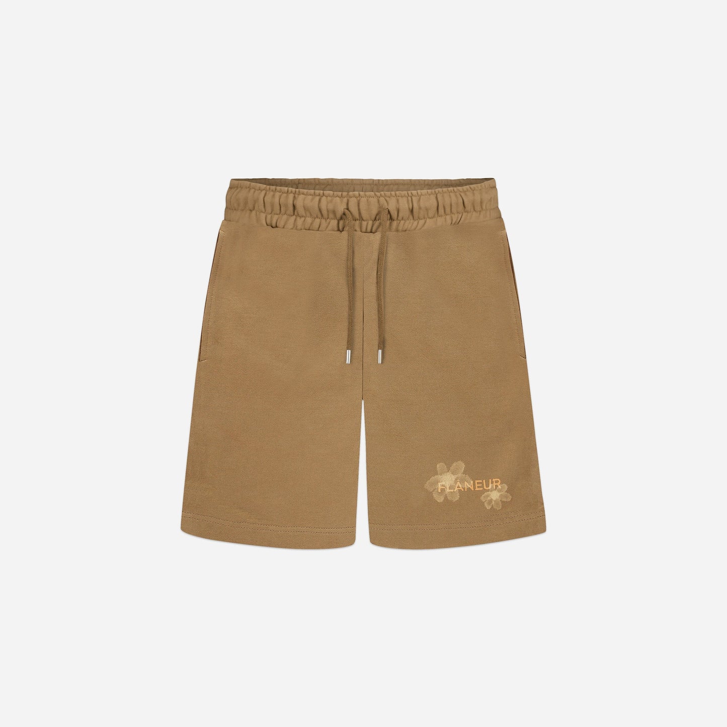 Floral Watercolor Shorts | Brown