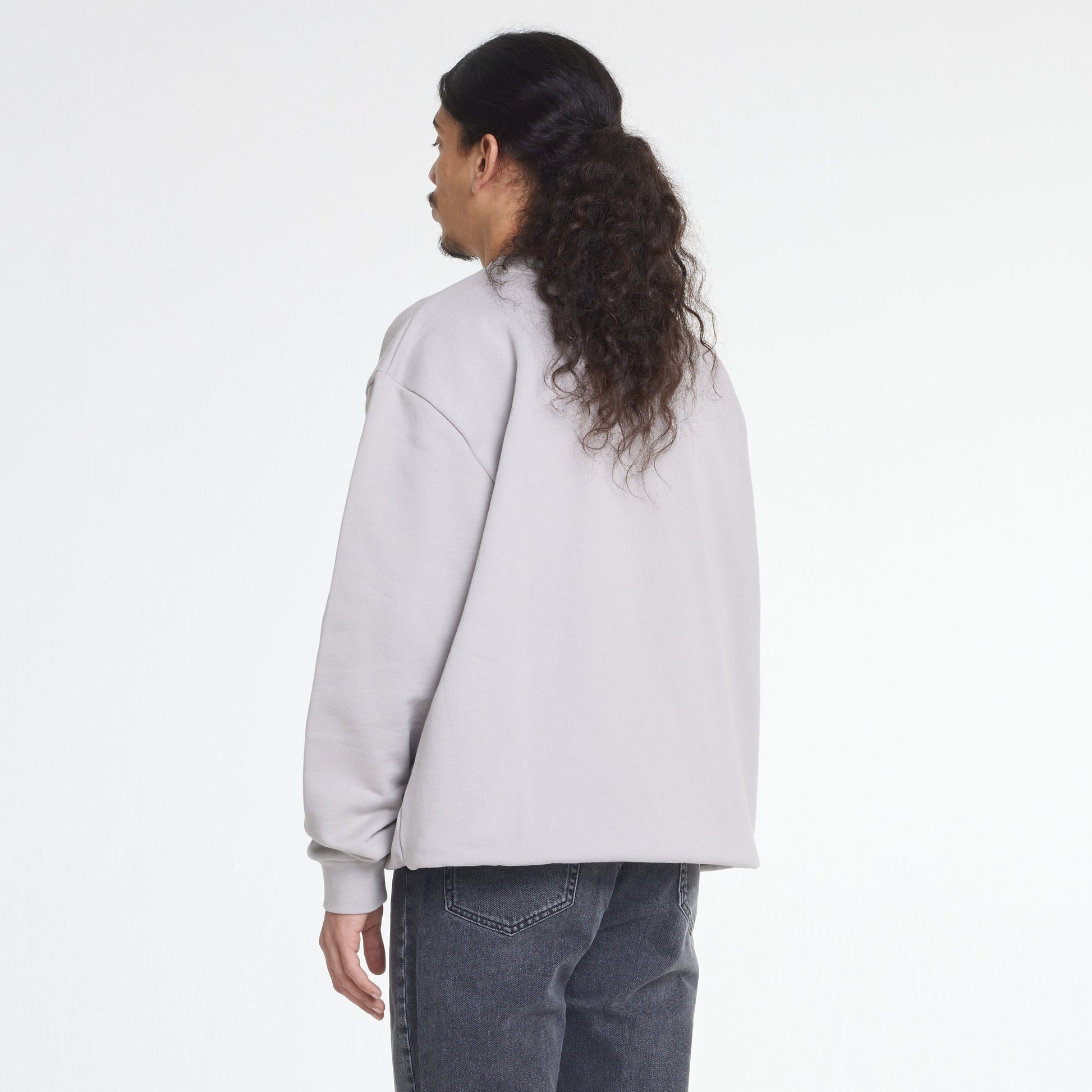 Flower Stalk Sweater | Grey