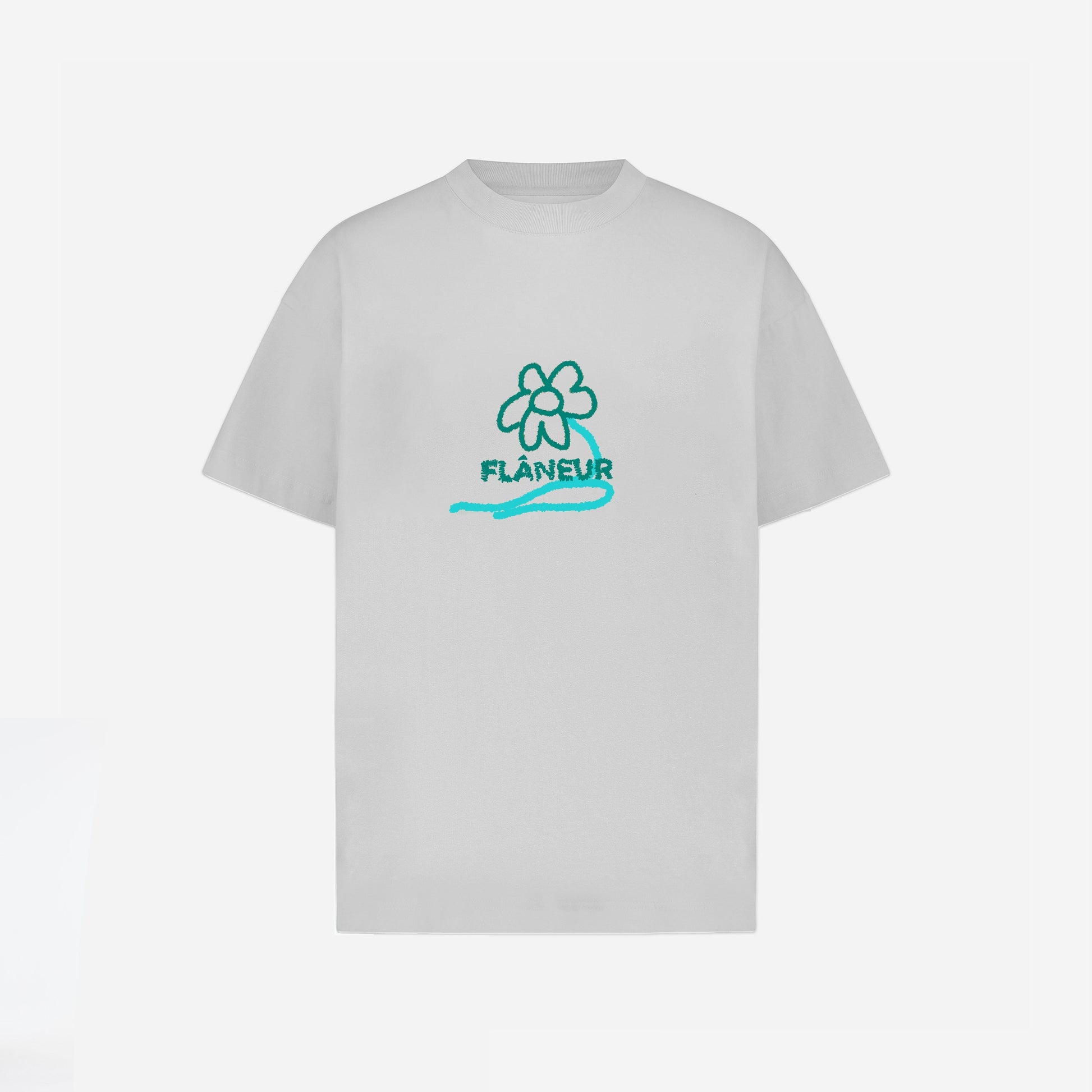 Flower Stalk T-Shirt | Grey