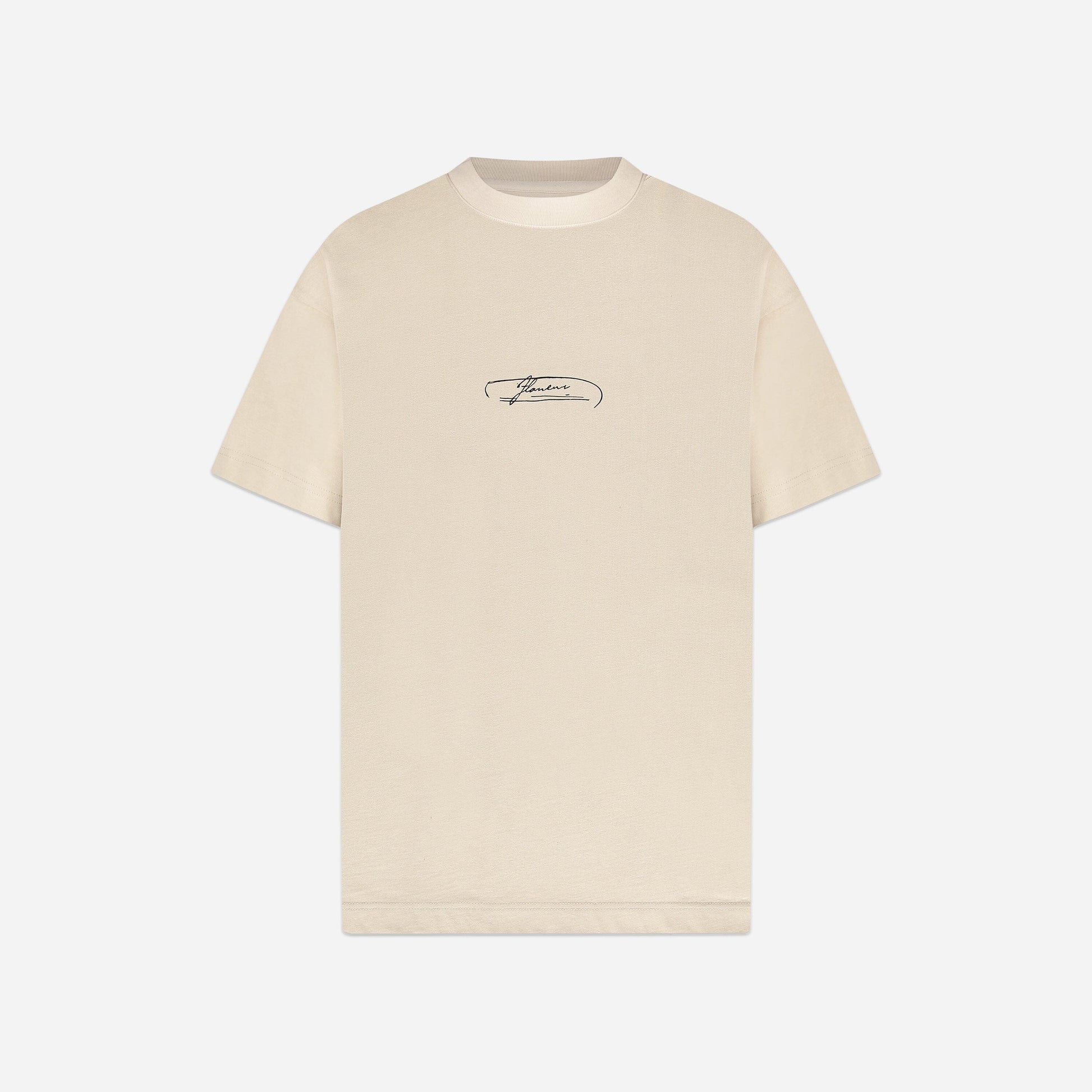 Letter T-shirt | Tan