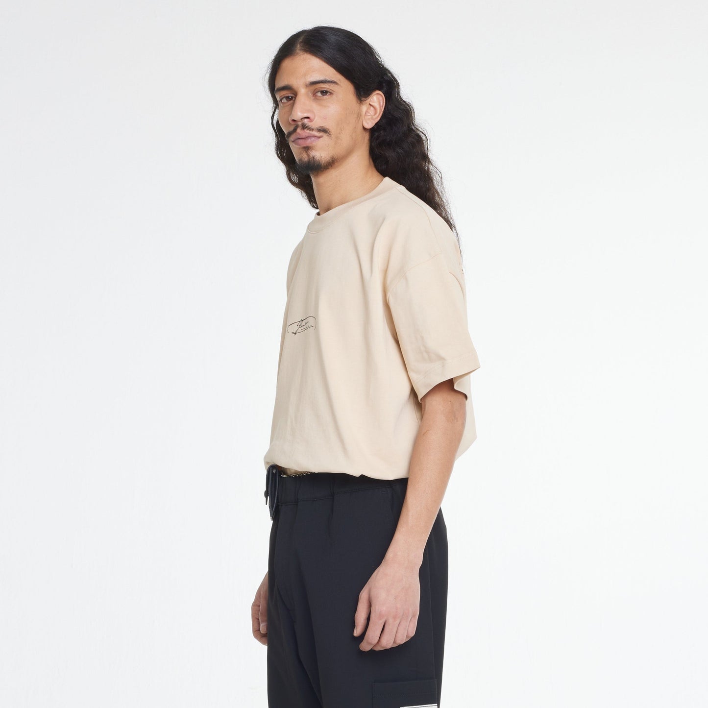 Letter T-shirt | Tan