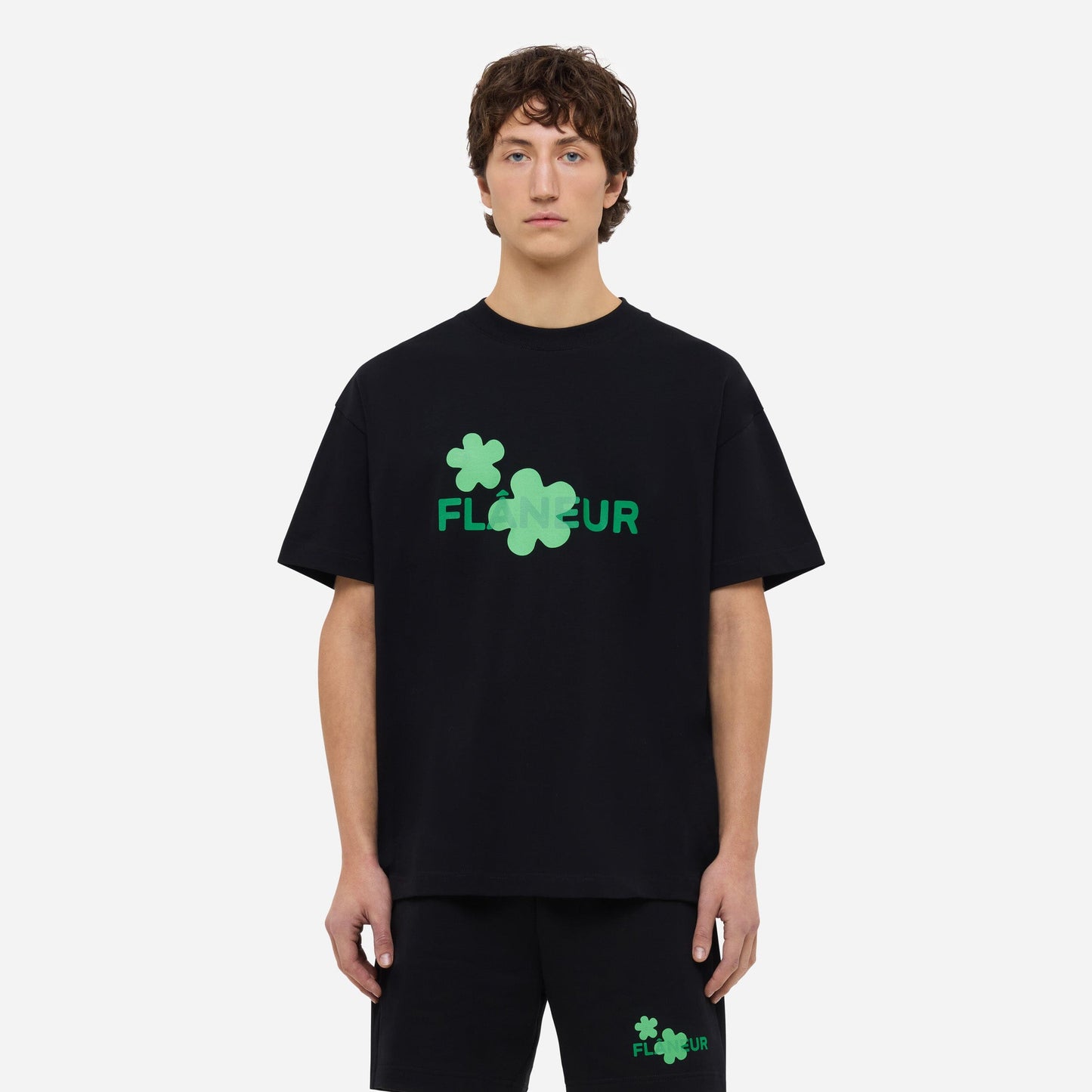 Organic Flower T-Shirt | Black