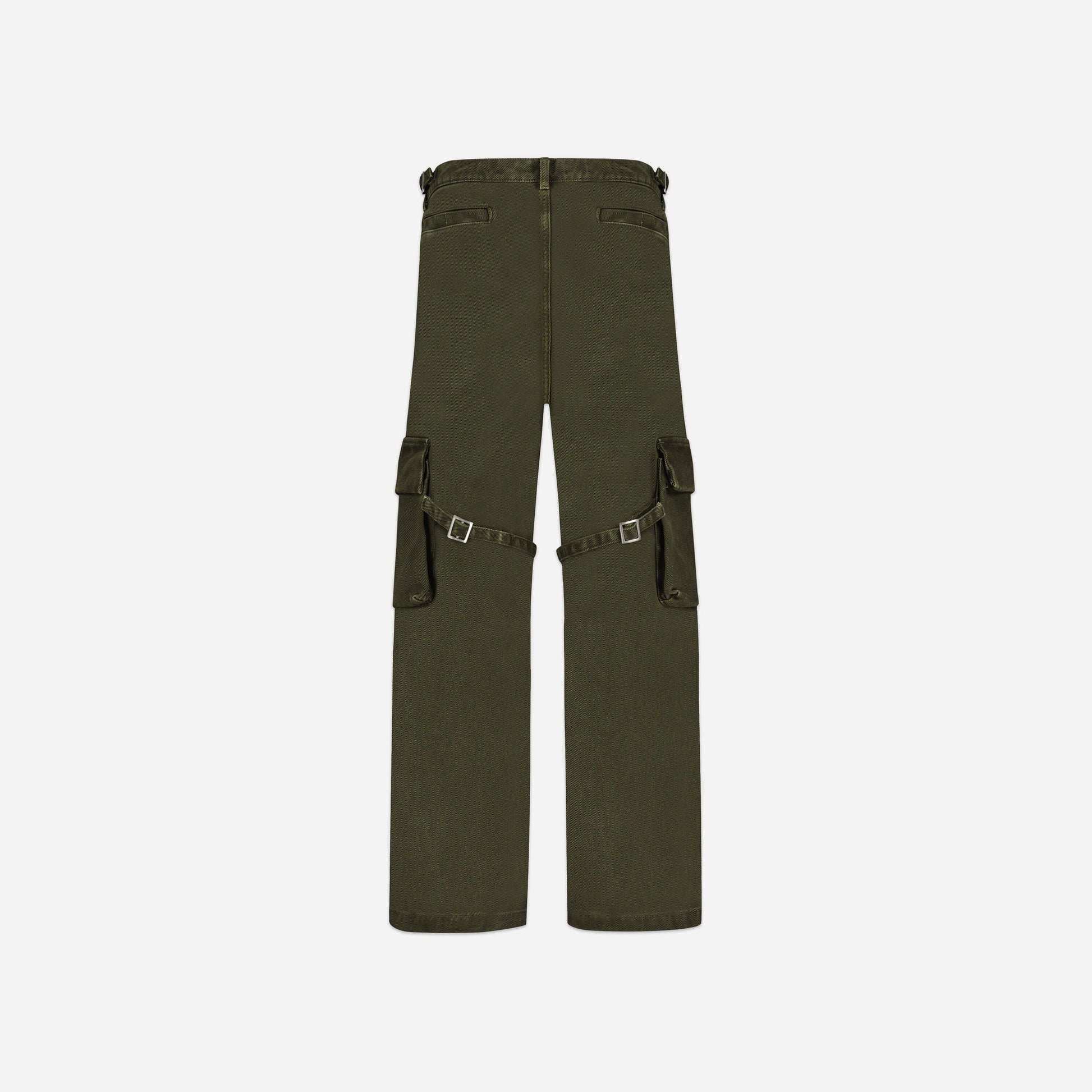 Phone Pocket Cargo Trousers | Army Green