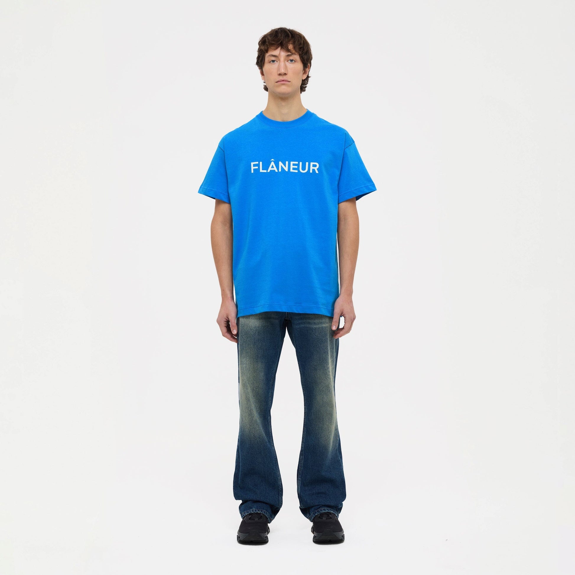 Printed Logo T-Shirt | Blue