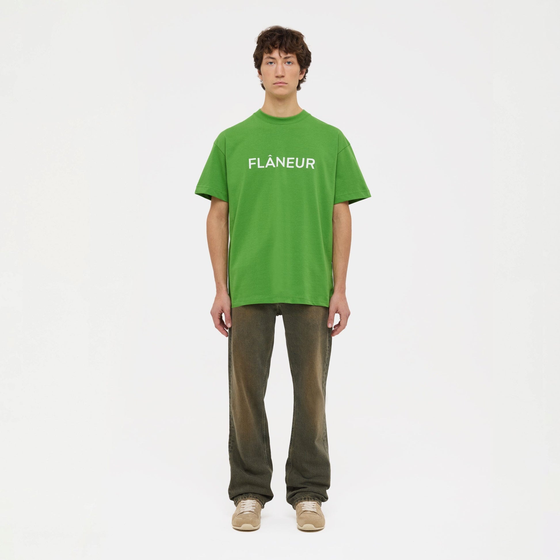 Printed Logo T-Shirt | Green