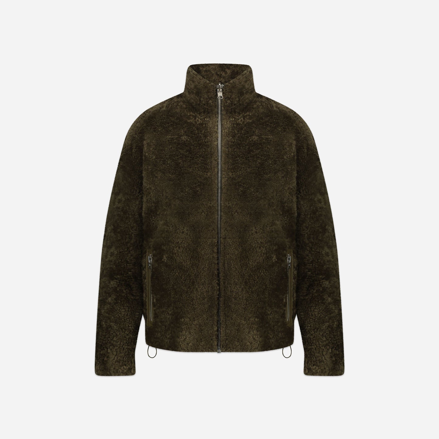Reversible Shearling Jacket | Green