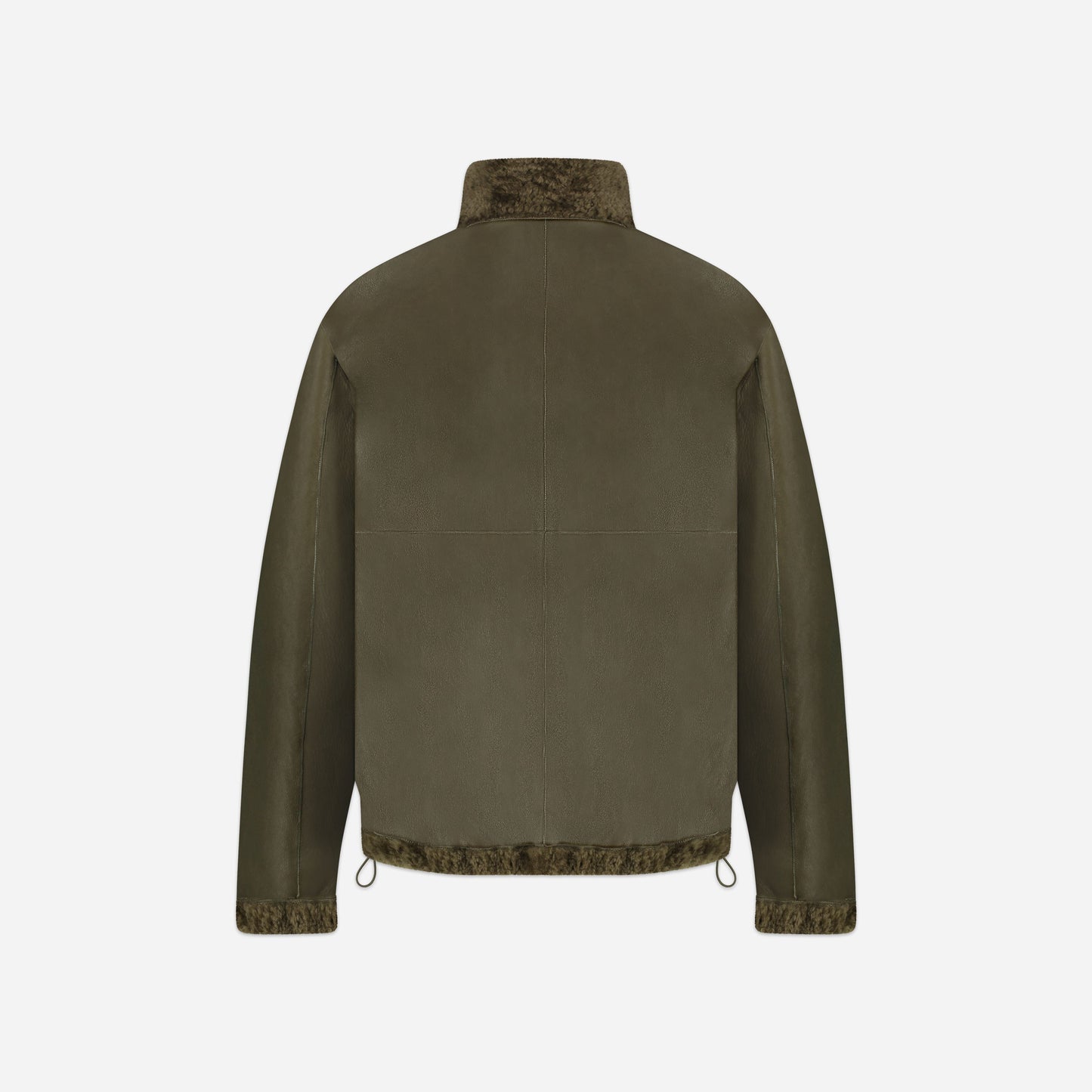Reversible Shearling Jacket | Green