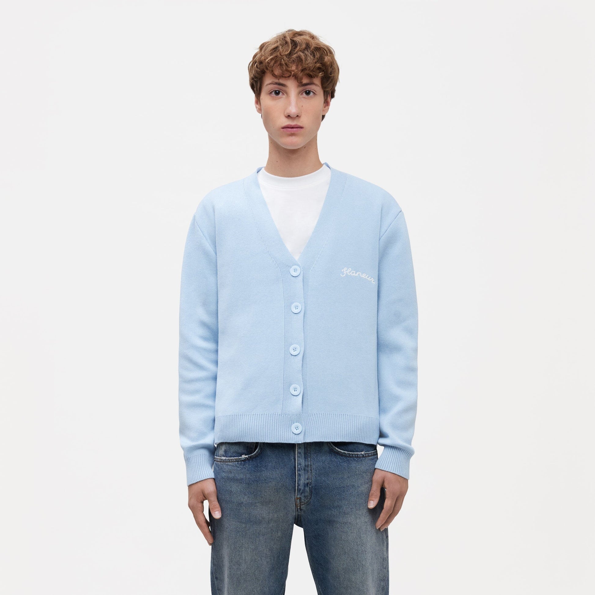 Signature Cardigan | Light Blue