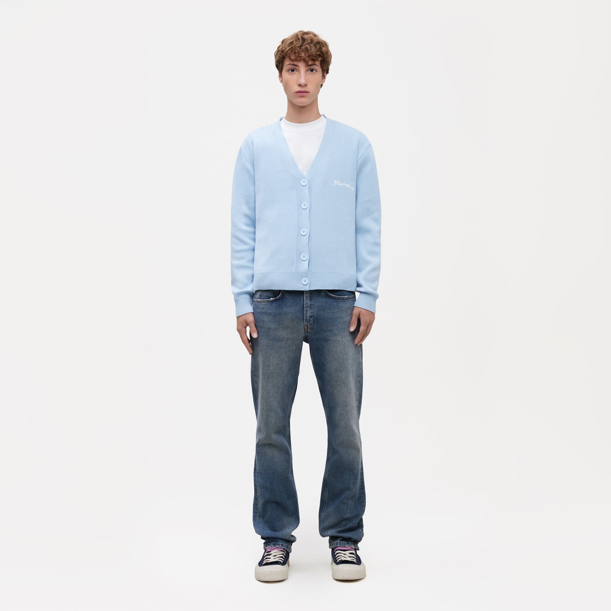 Signature Cardigan | Light Blue
