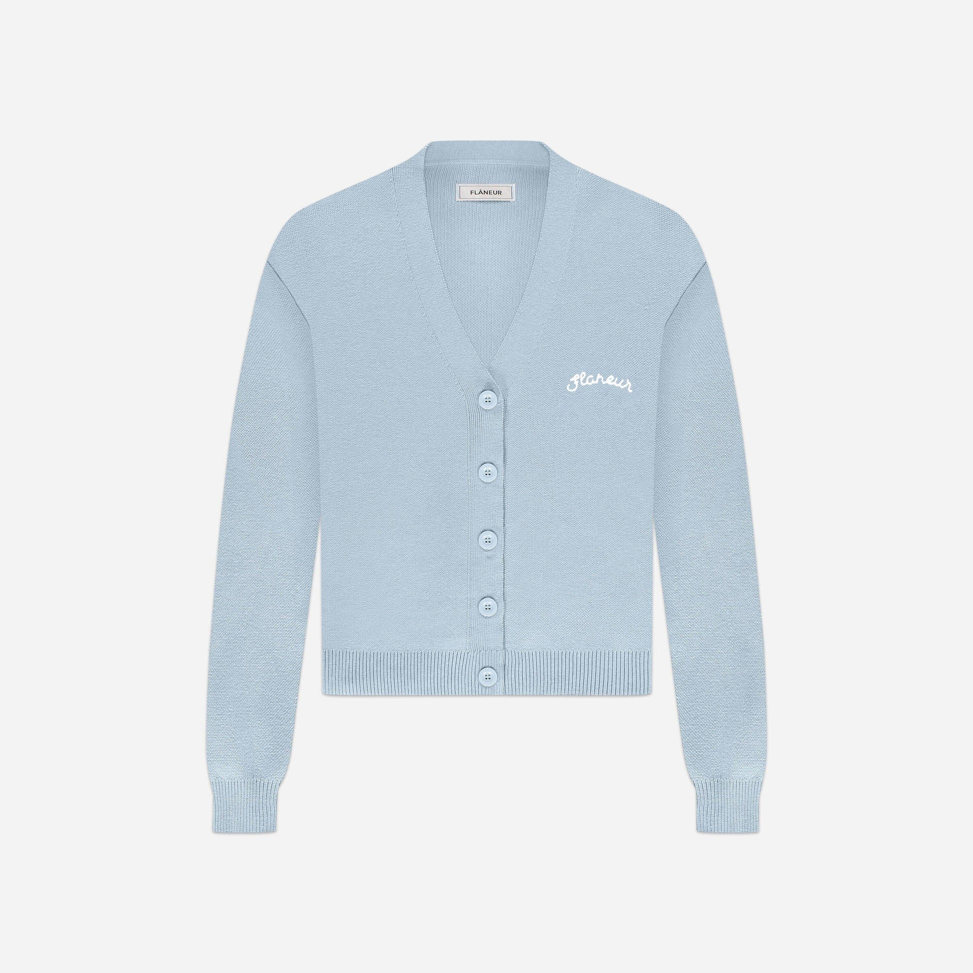 Signature Cardigan | Light Blue
