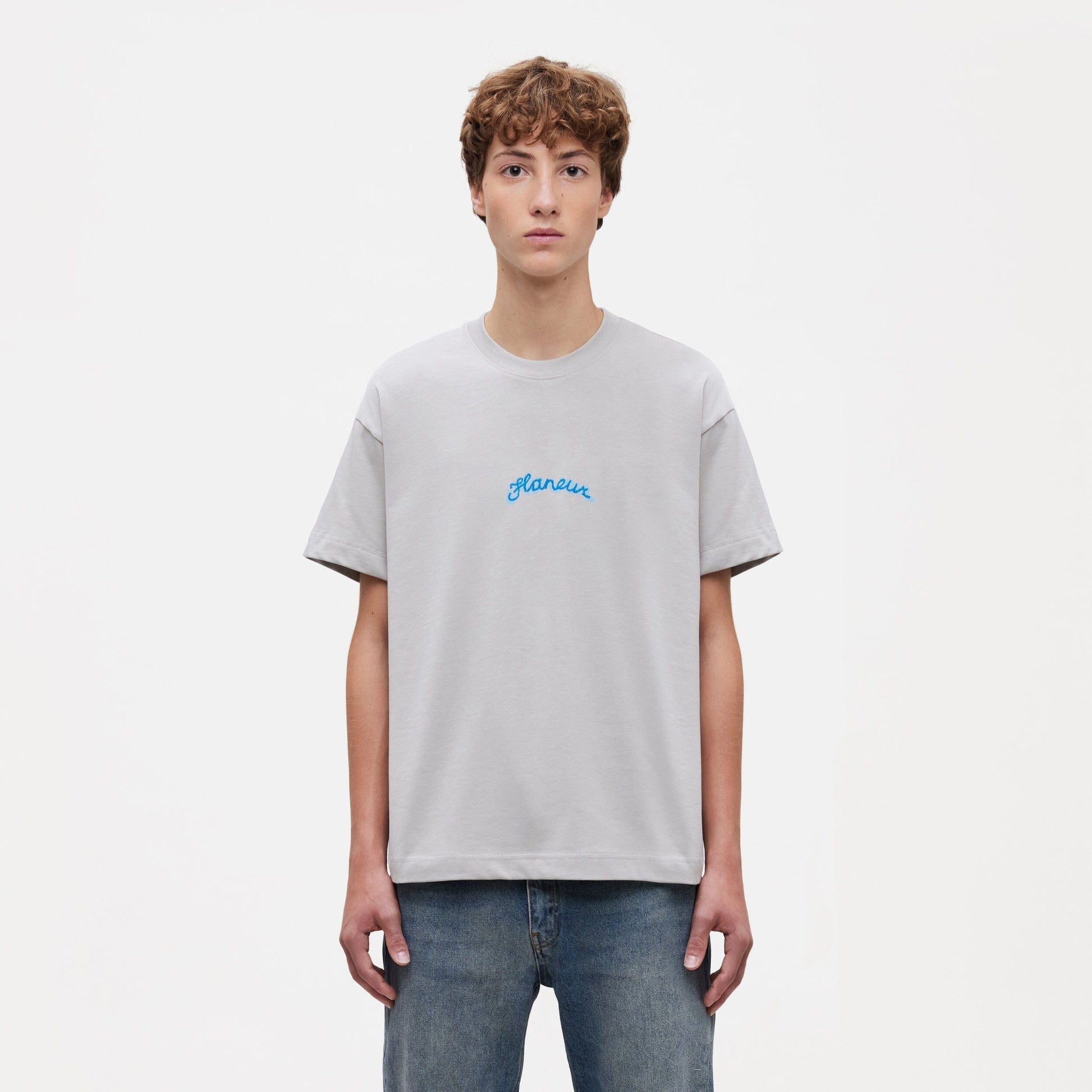 Signature Marker Graphic T-Shirt | Grey