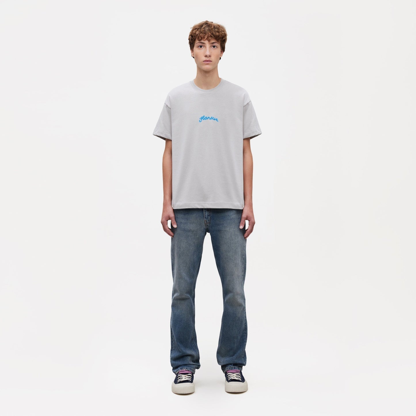 Signature Marker Graphic T-Shirt | Grey