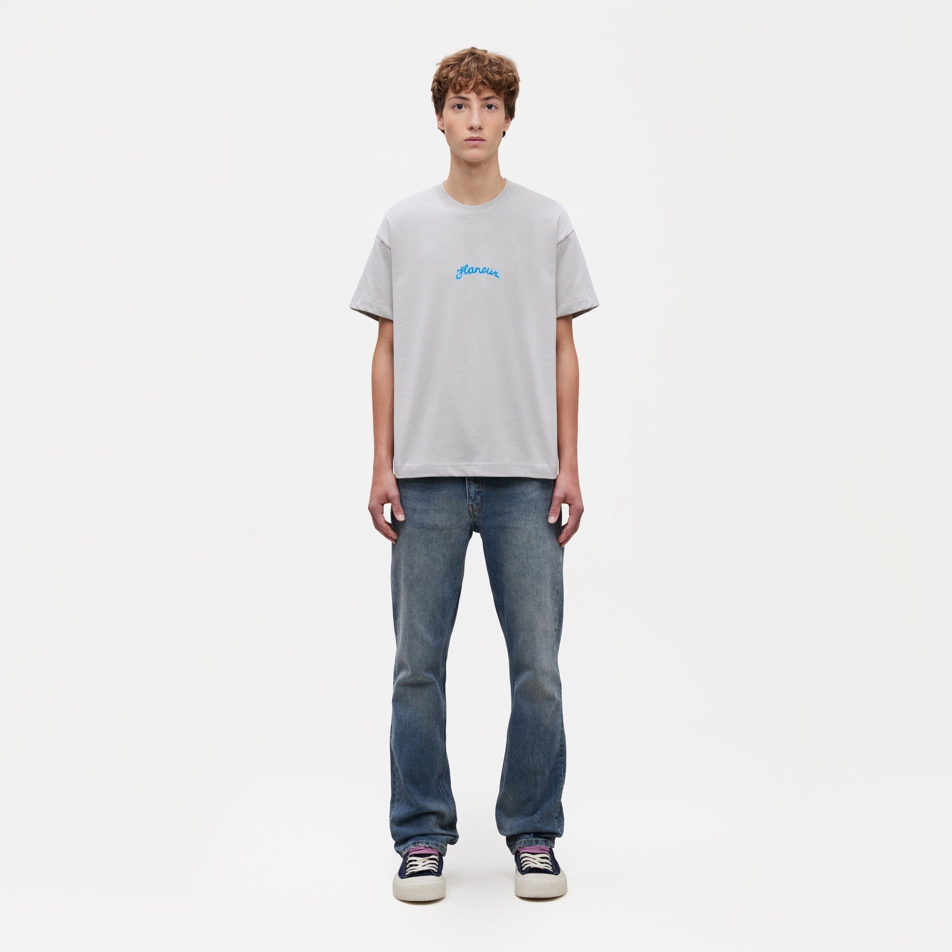 Signature Marker Graphic T-Shirt | Grey