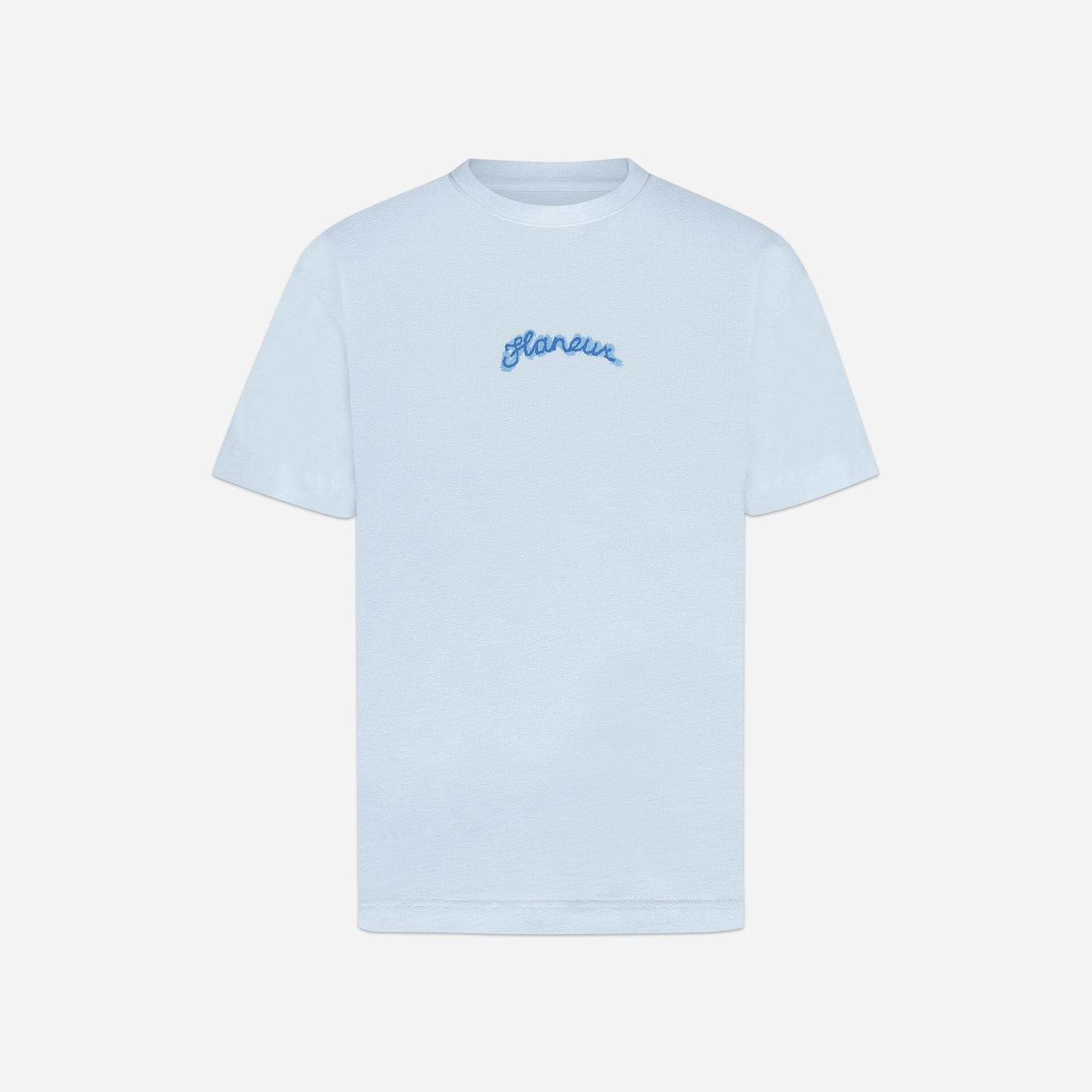 Signature Marker Graphic T-Shirt | Light Blue