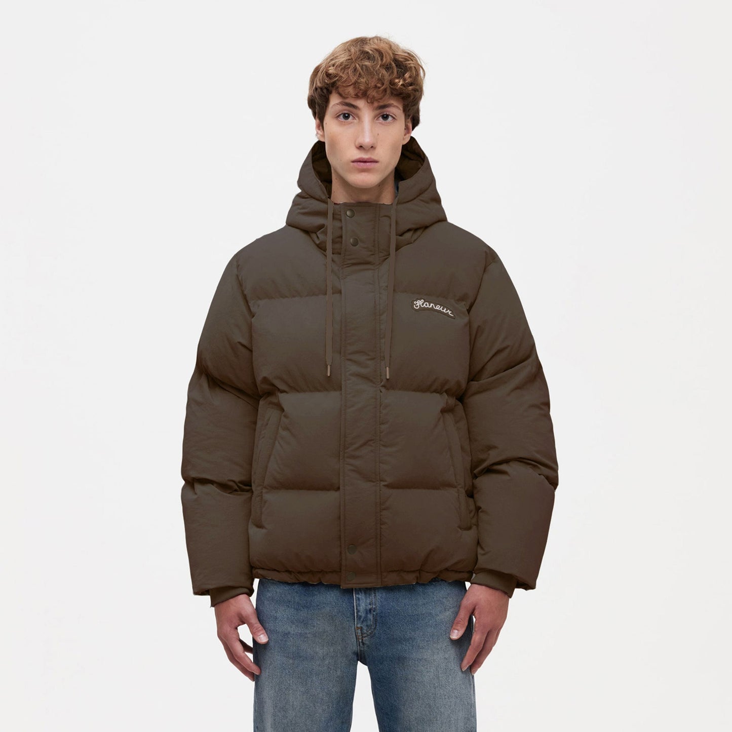 Signature Puffer Jacket | Brown