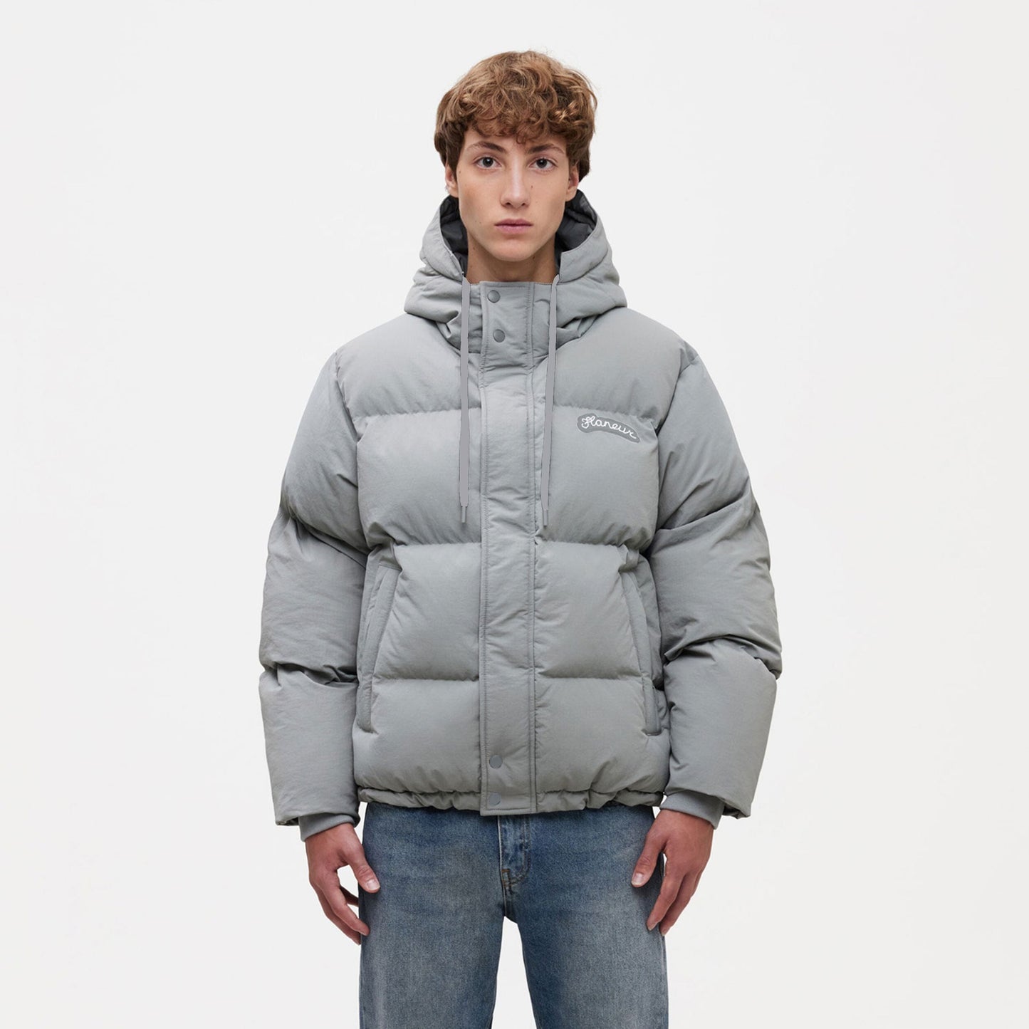 Signature Puffer Jacket | Grey