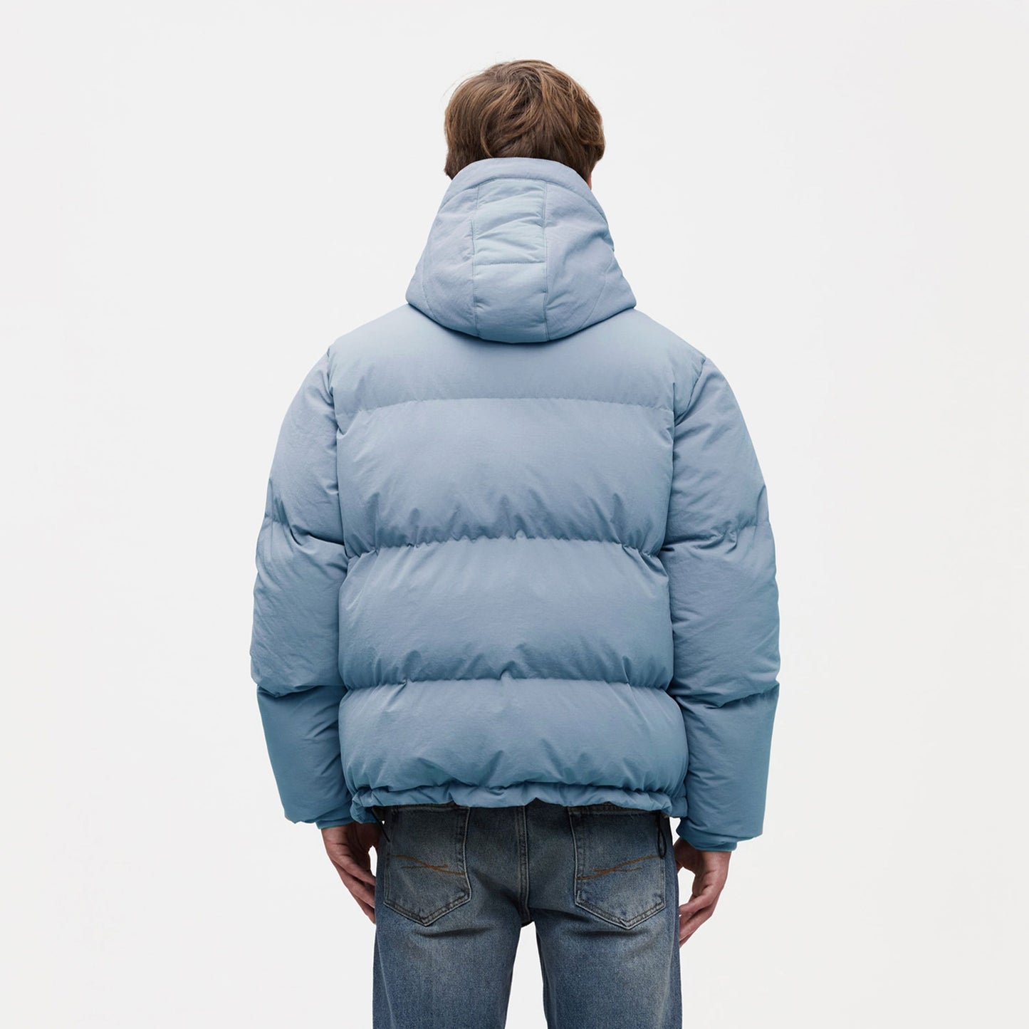 Signature Puffer Jacket | Light Blue