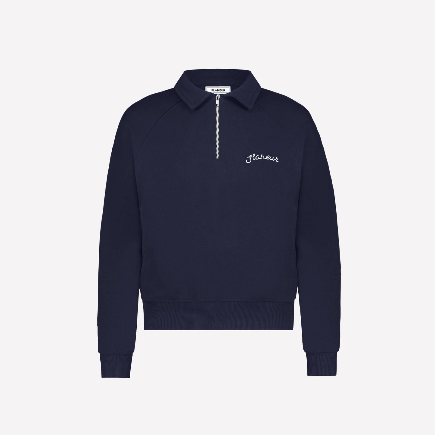 Signature Raglan Half Zip | Navy