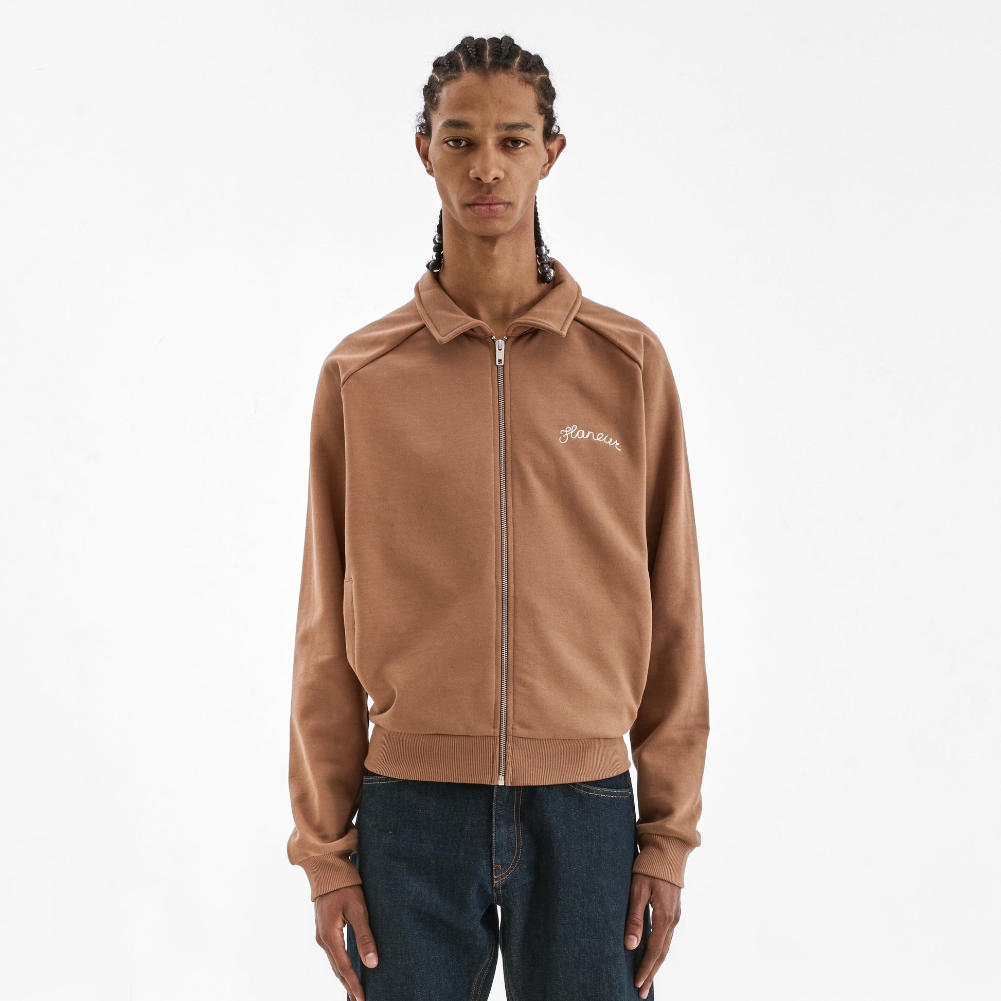 Signature Zip-Up | Brown